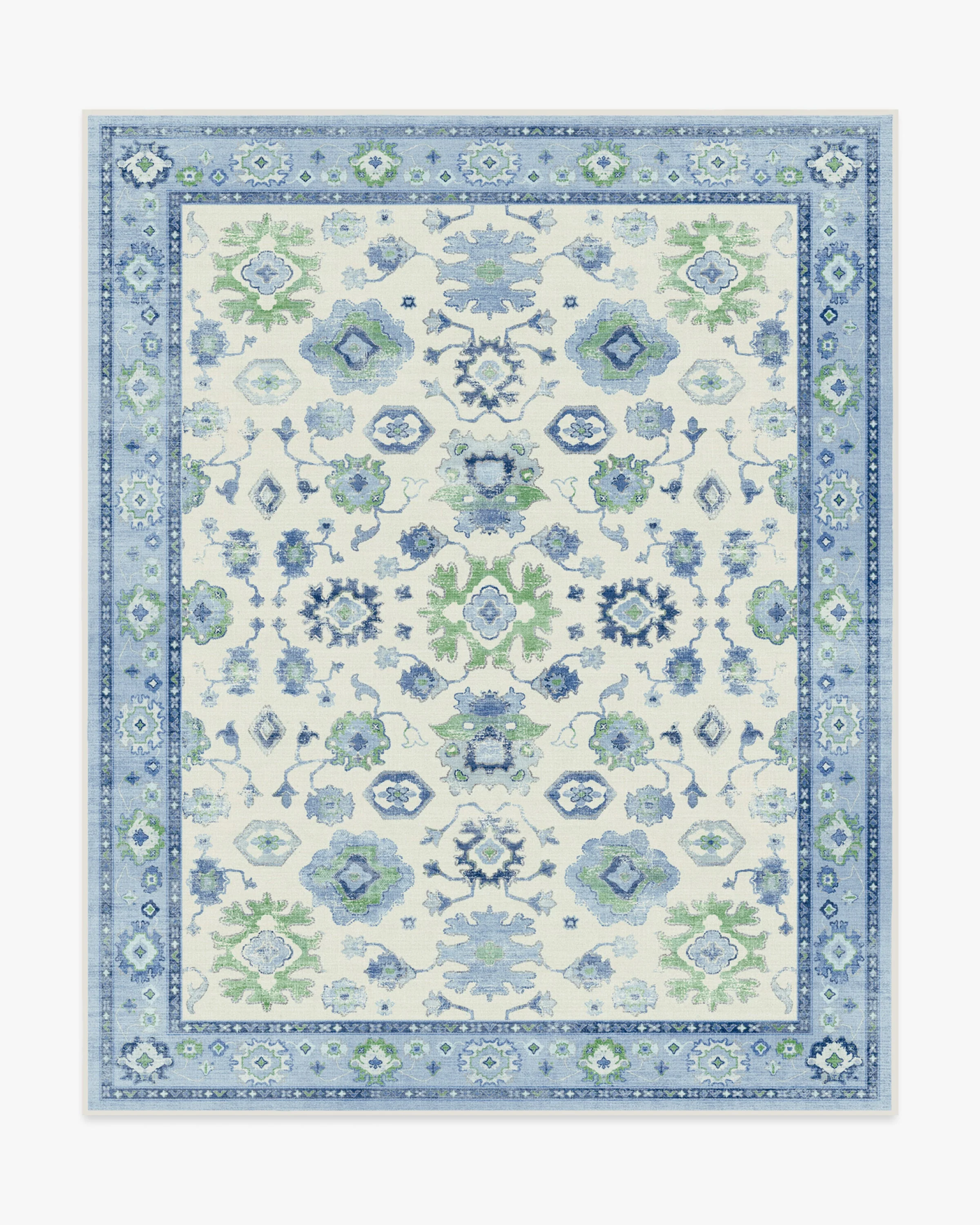 Serena Blue Rug by Mrs. Alice