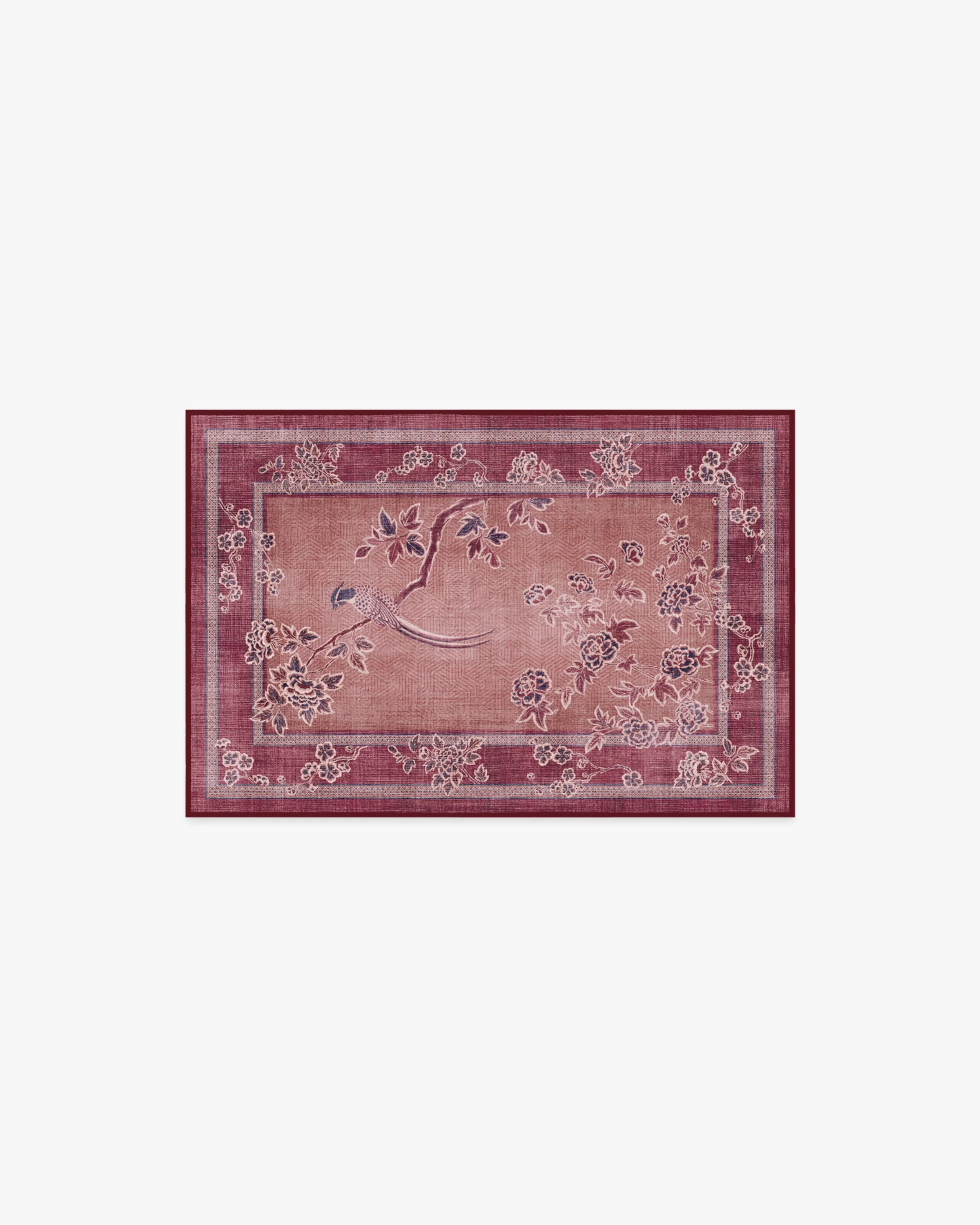 Draper Burgundy Rug by Gracie