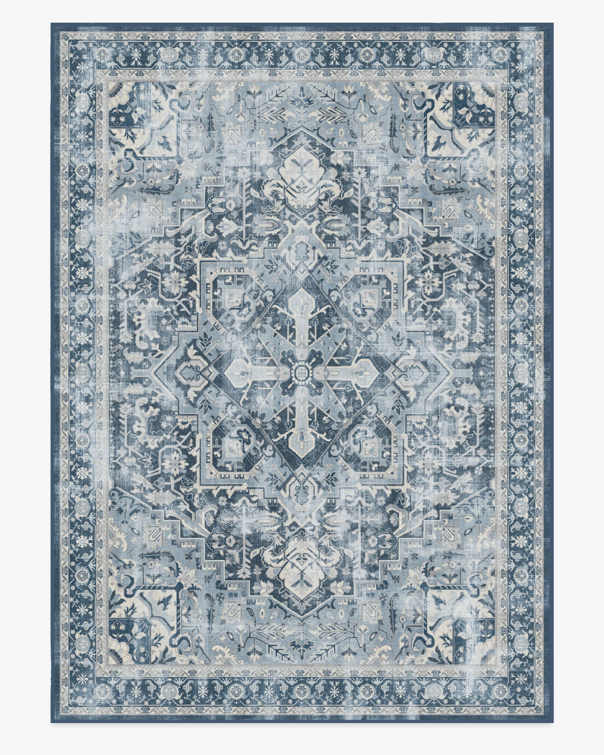 Kamran Admiral Blue Rug