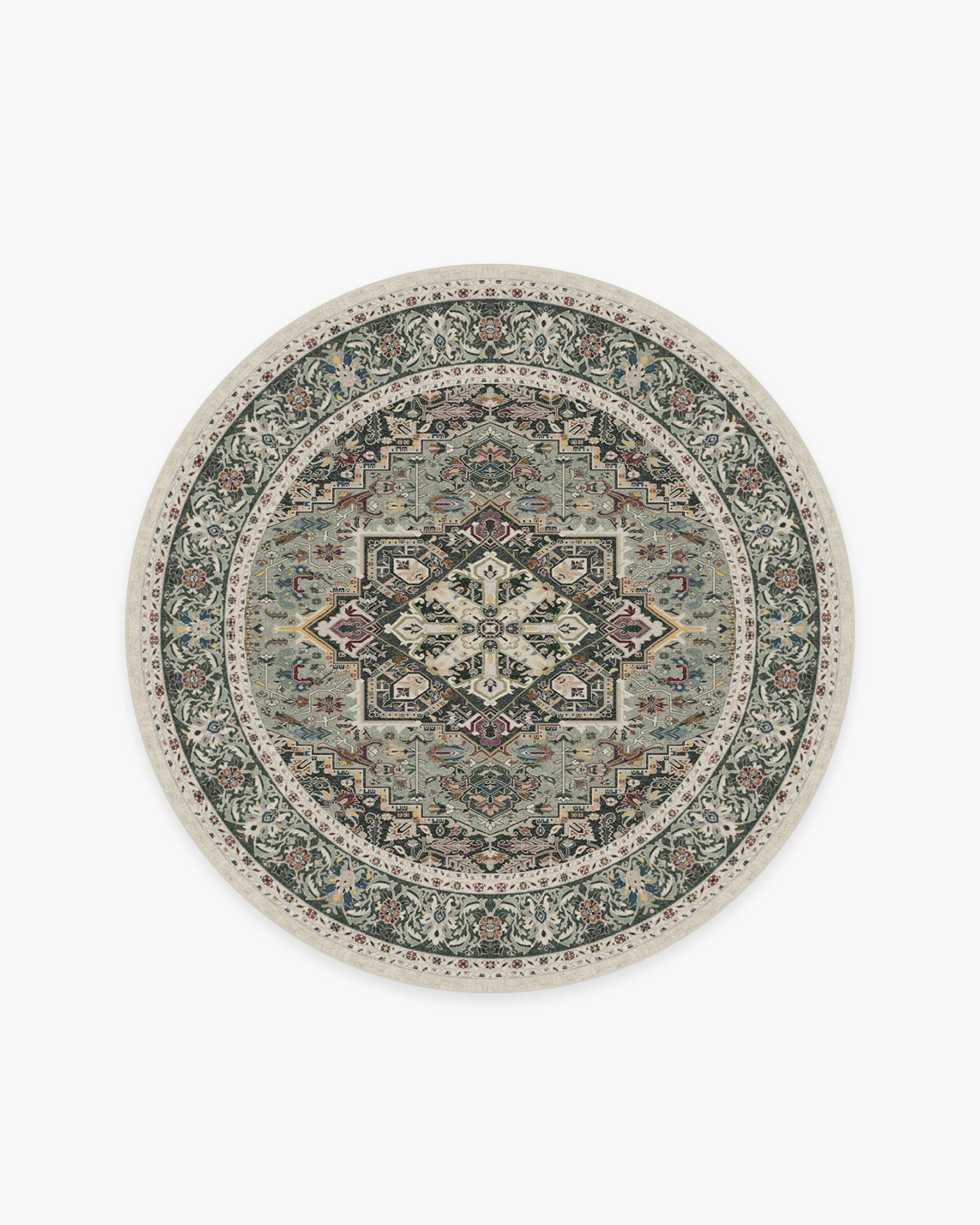 Hendesi Heriz Sage Flatwoven Rug