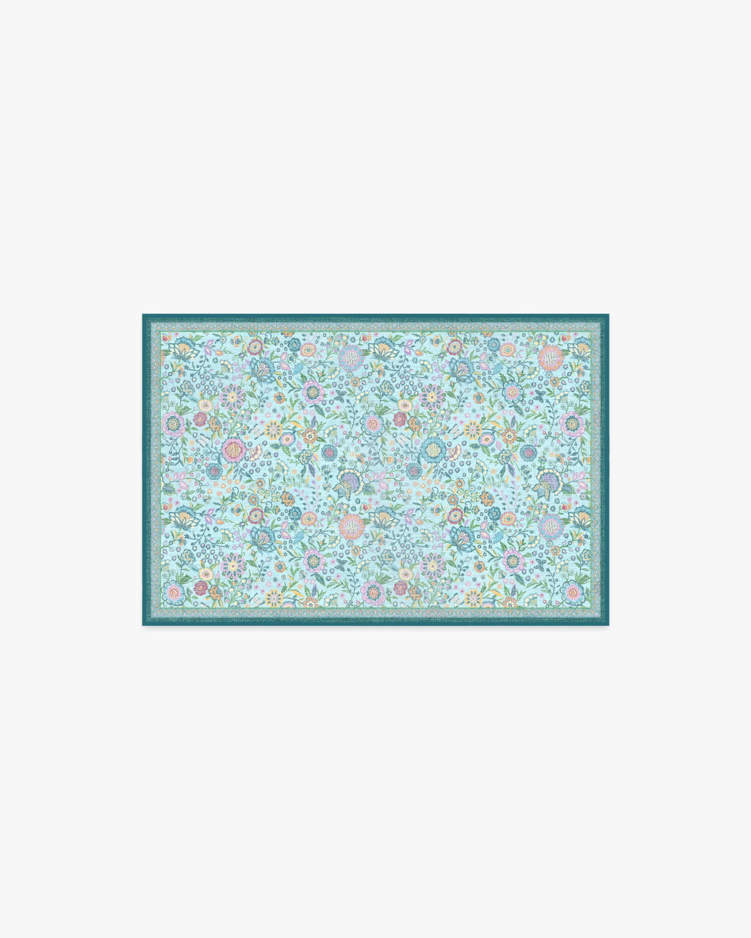 Royal Garden Multicolor Flatwoven Rug by Bridgerton