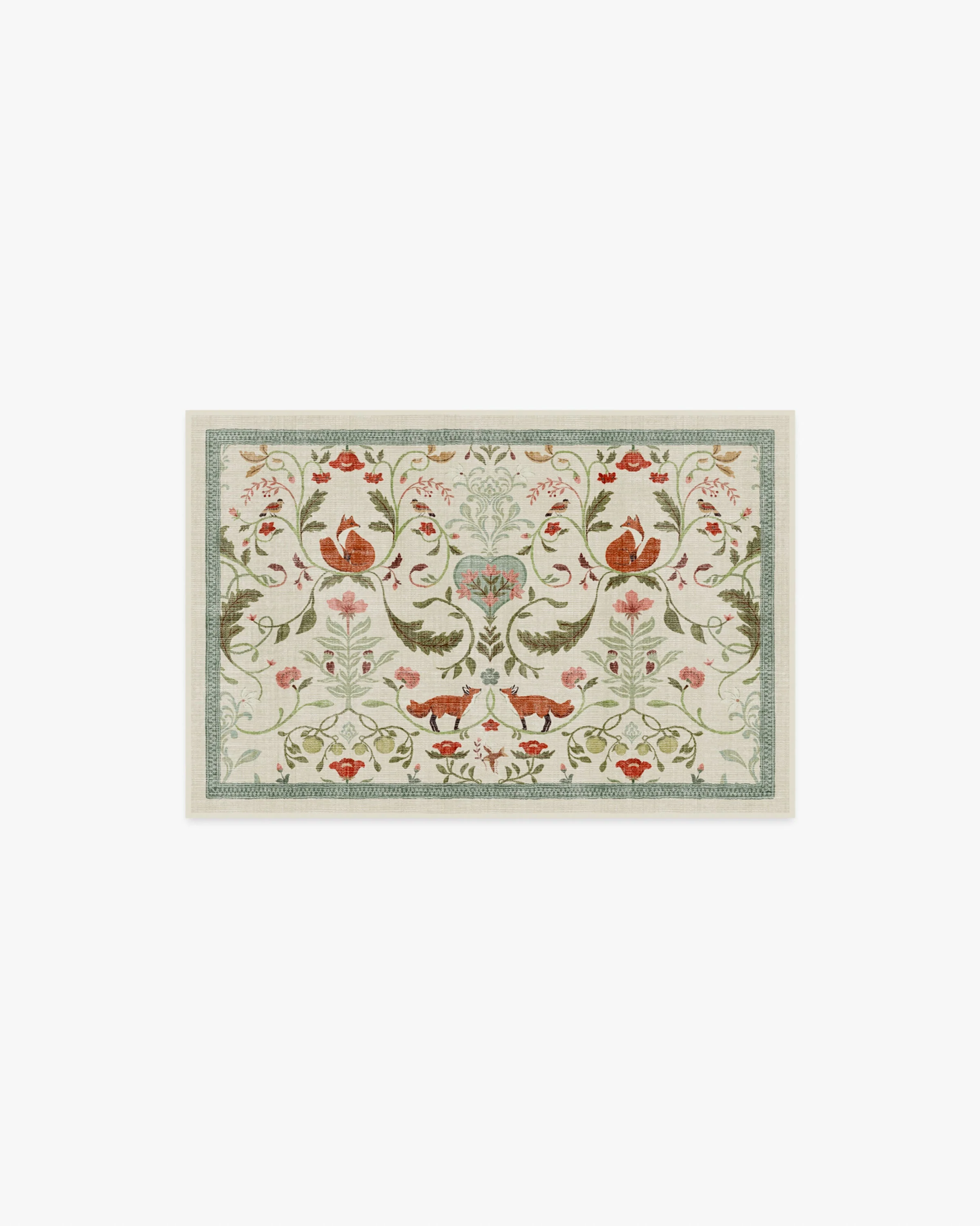 Foxfen Ivory Multicolor Flatwoven Rug