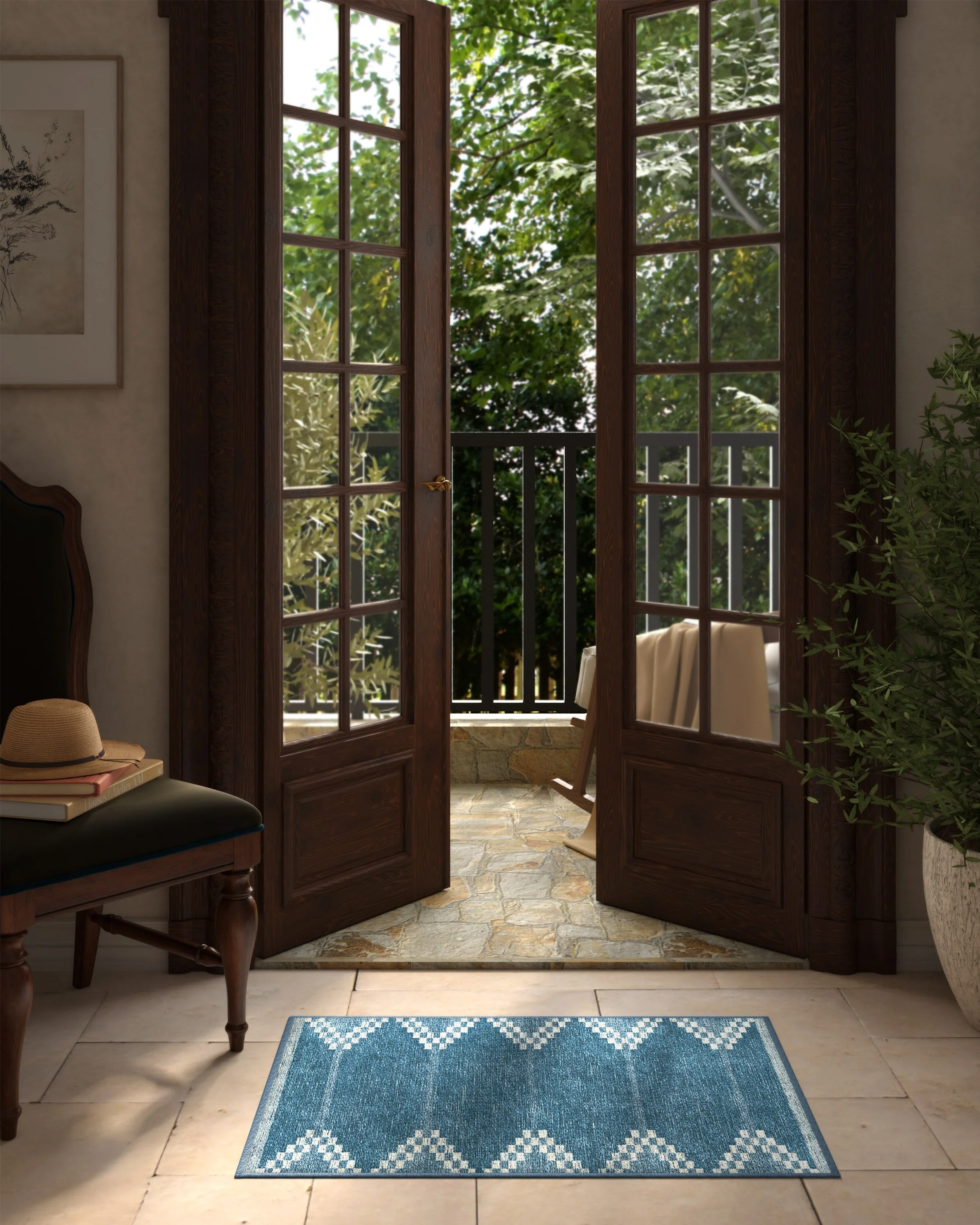 Sloane Blue Rug