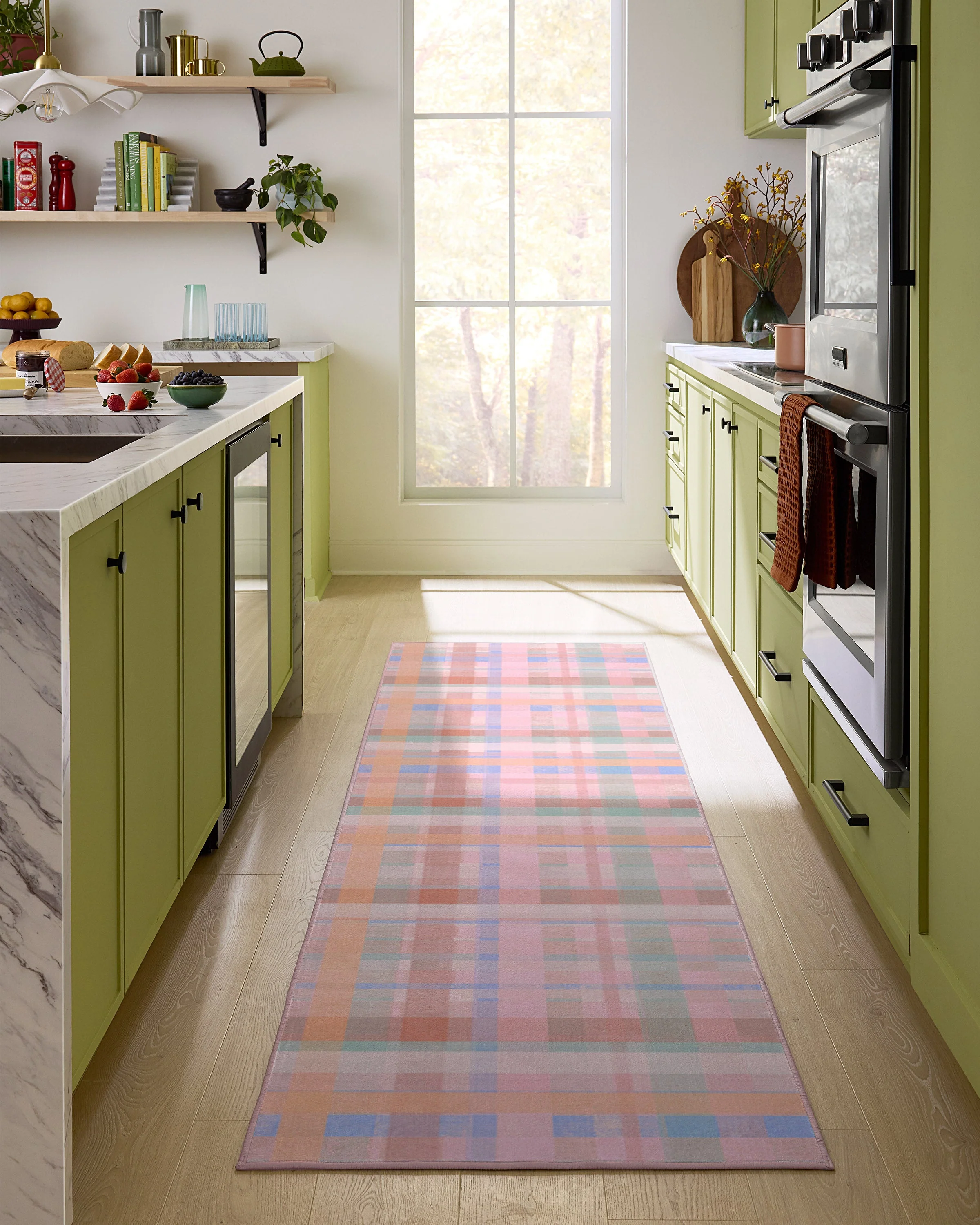 Cora Multicolor Pink Flatwoven Rug