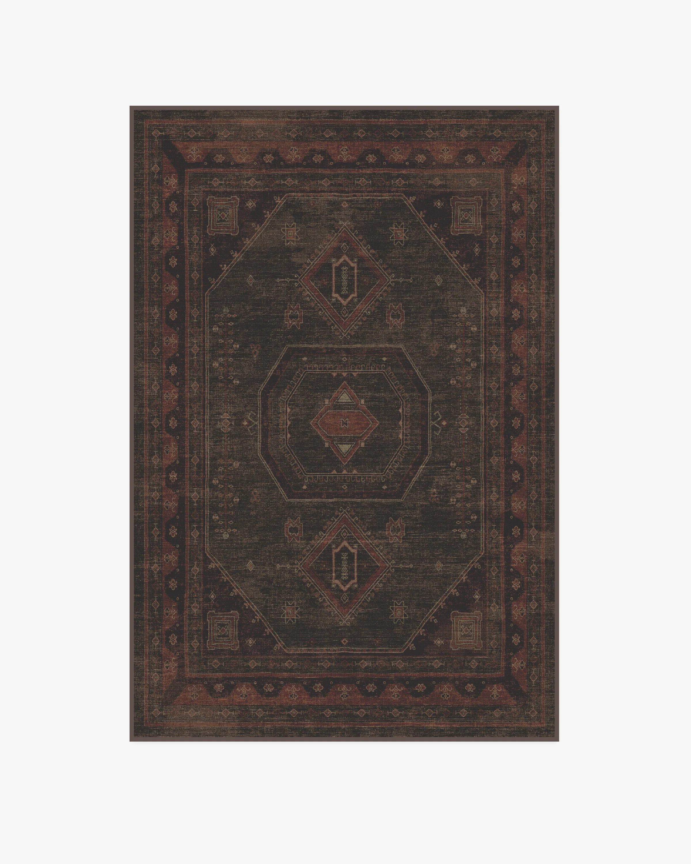 Shira Bordeaux Flatwoven Rug