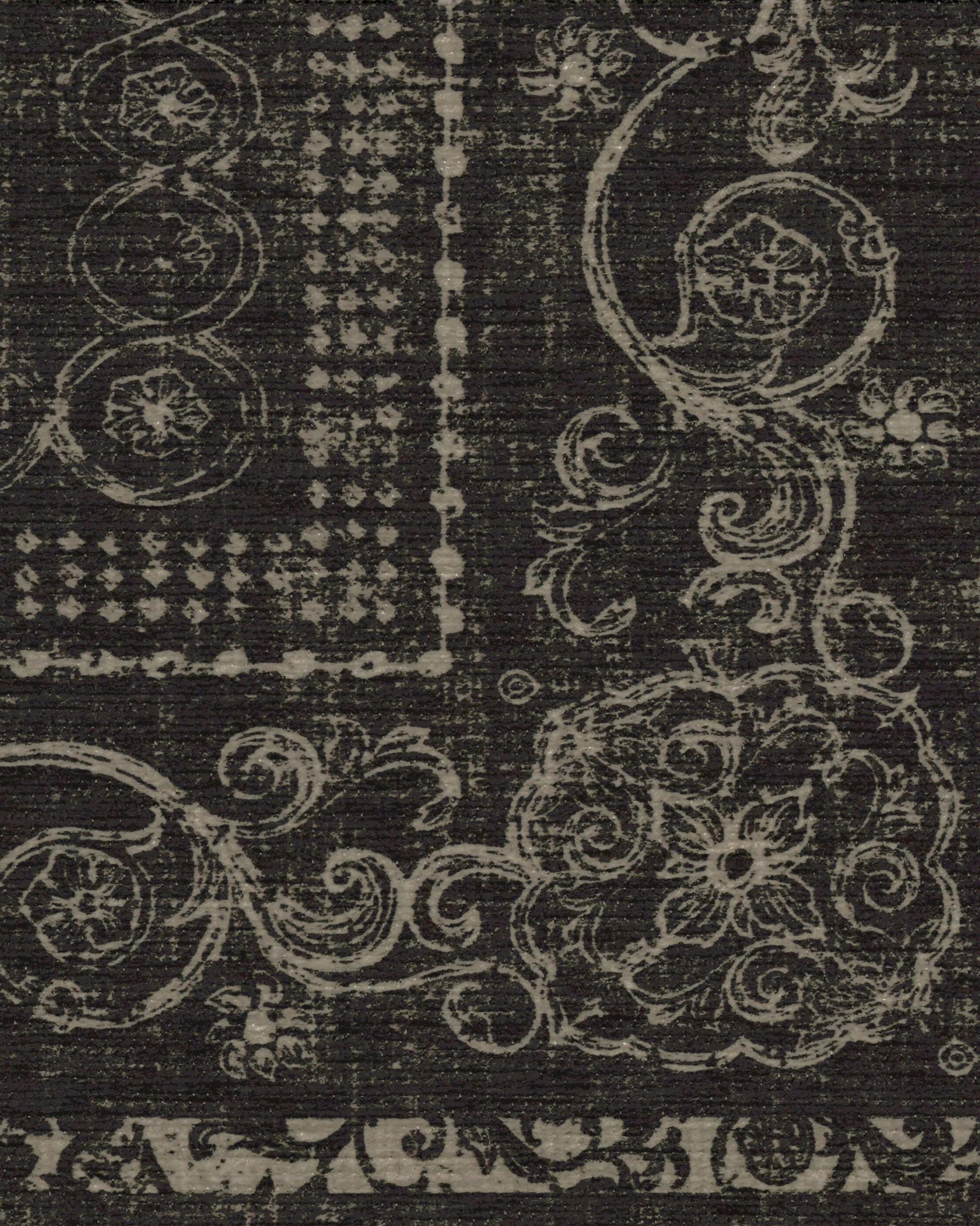 Gisele Soft Black Rug