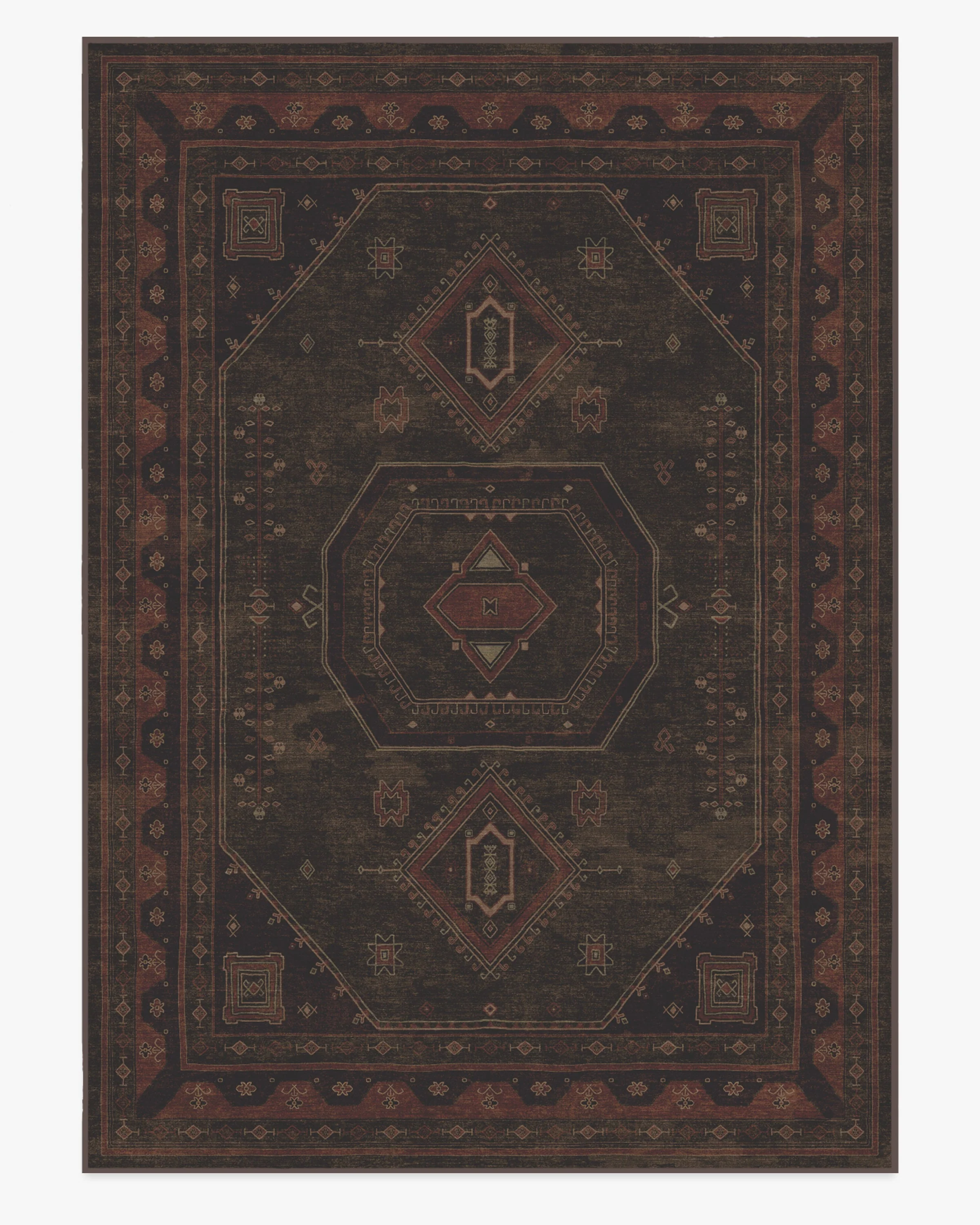 Shira Bordeaux Flatwoven Rug