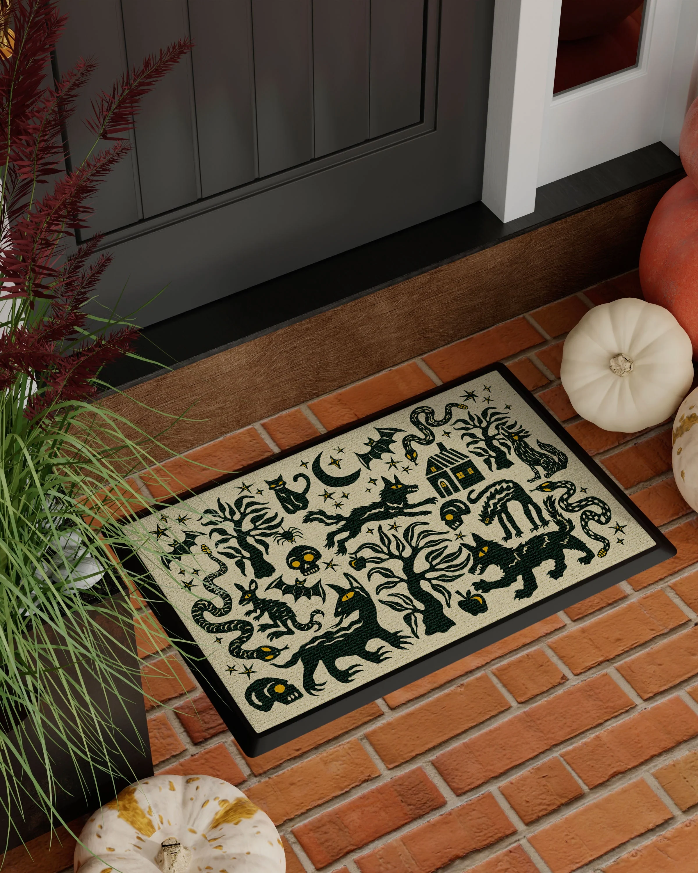 Nocturnal Creatures Doormat