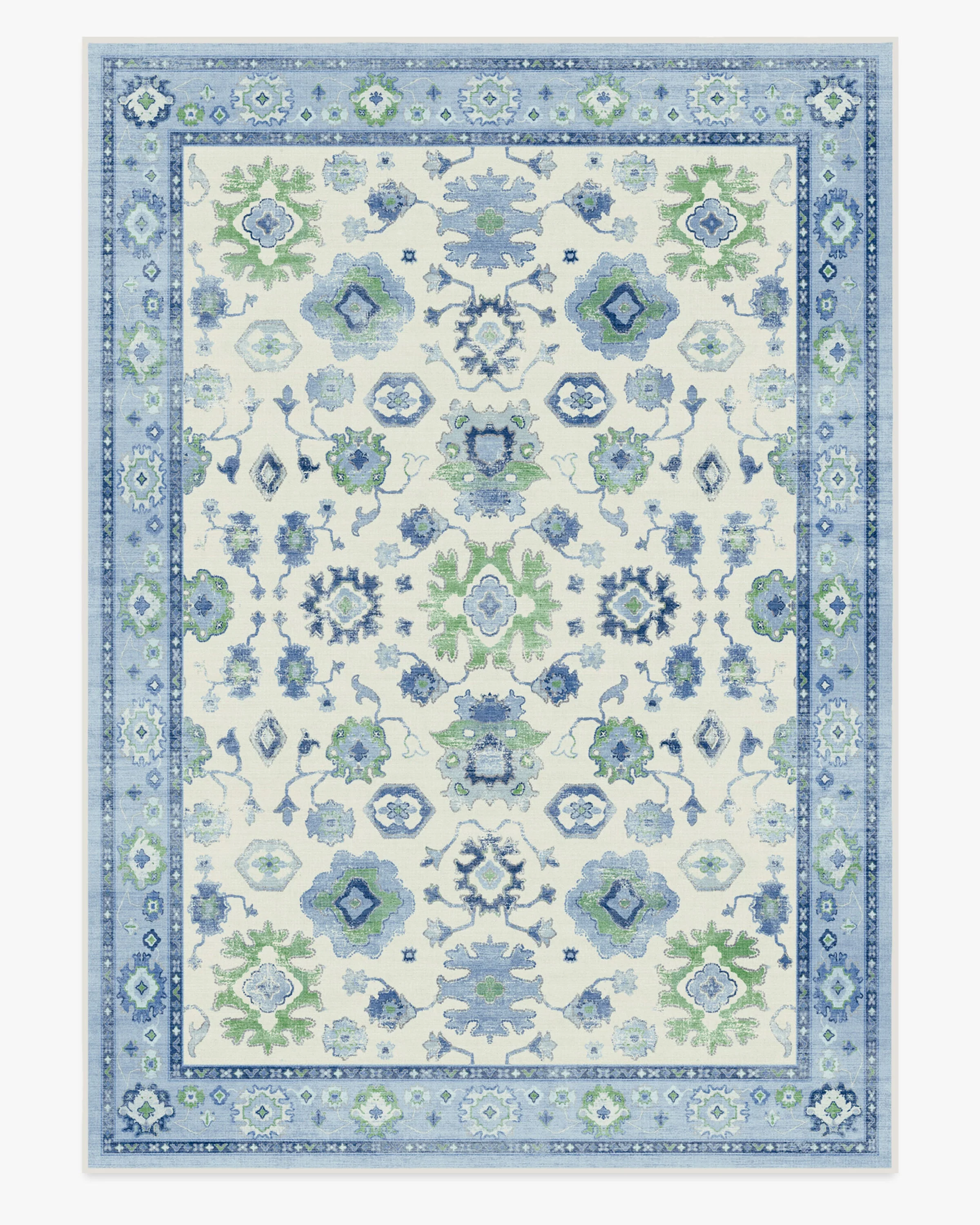 Serena Blue Rug by Mrs. Alice
