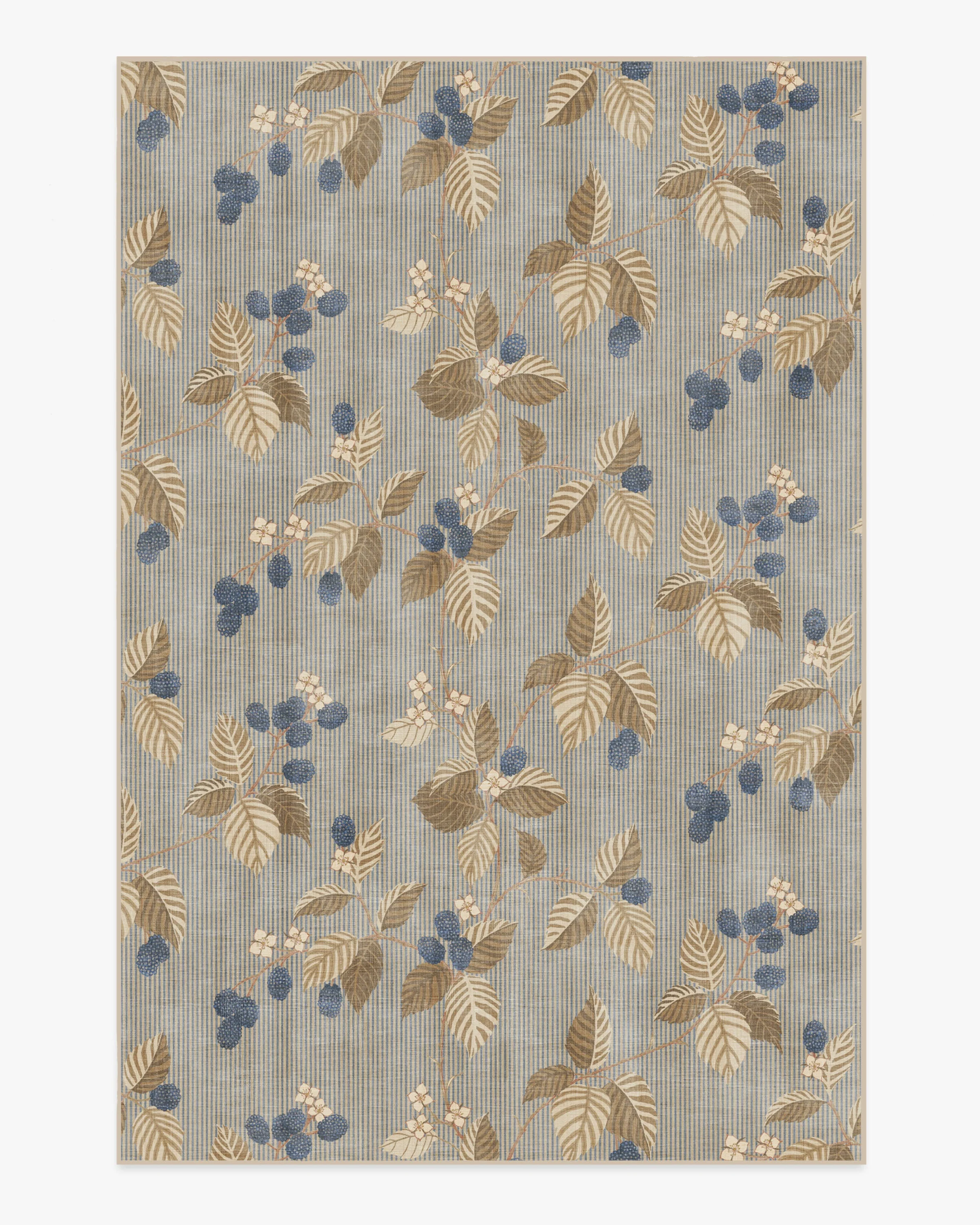 Rubus Azure & Fawn Rug by Sanderson