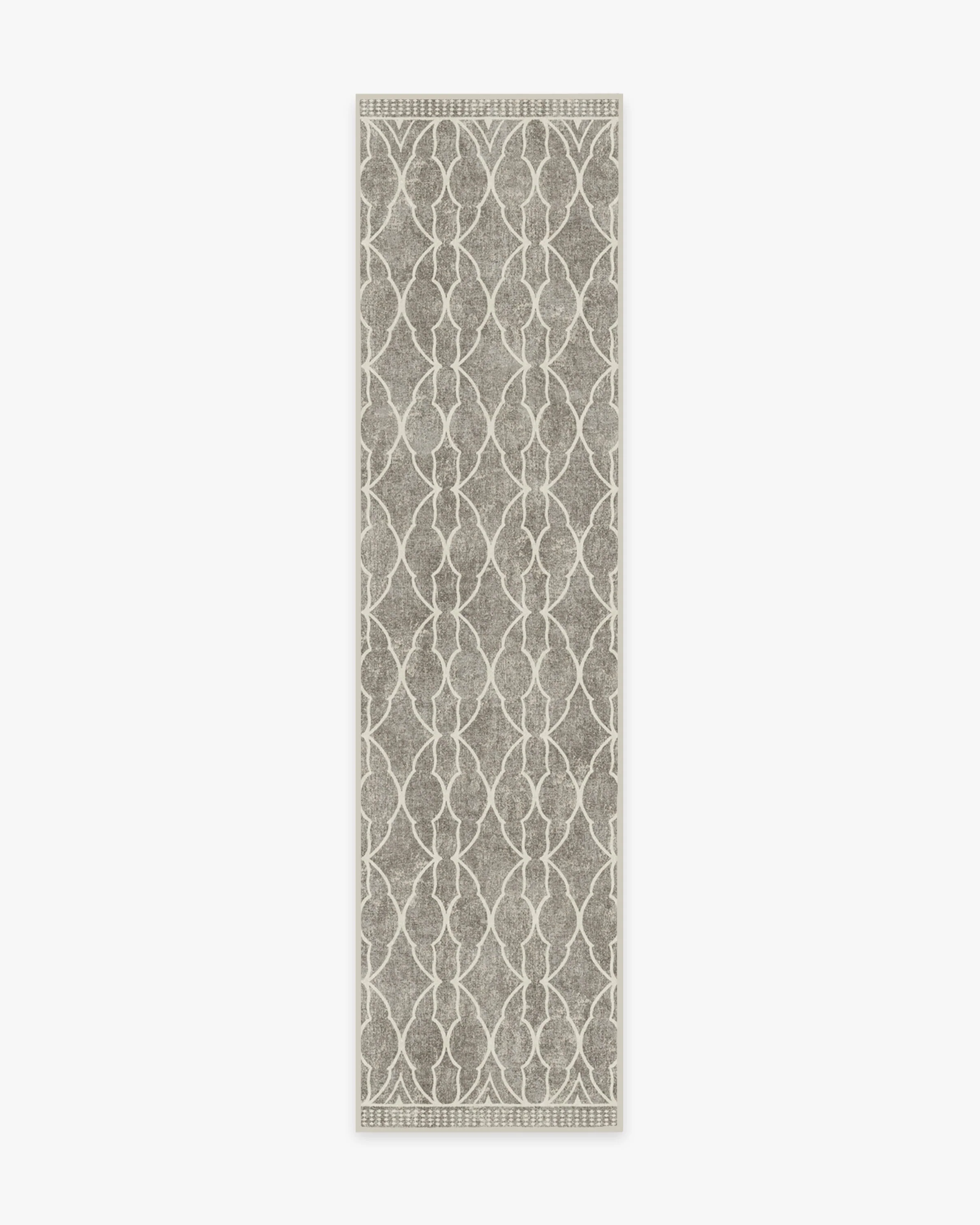 Grogu™ Trellis Ash Grey Flatwoven Rug
