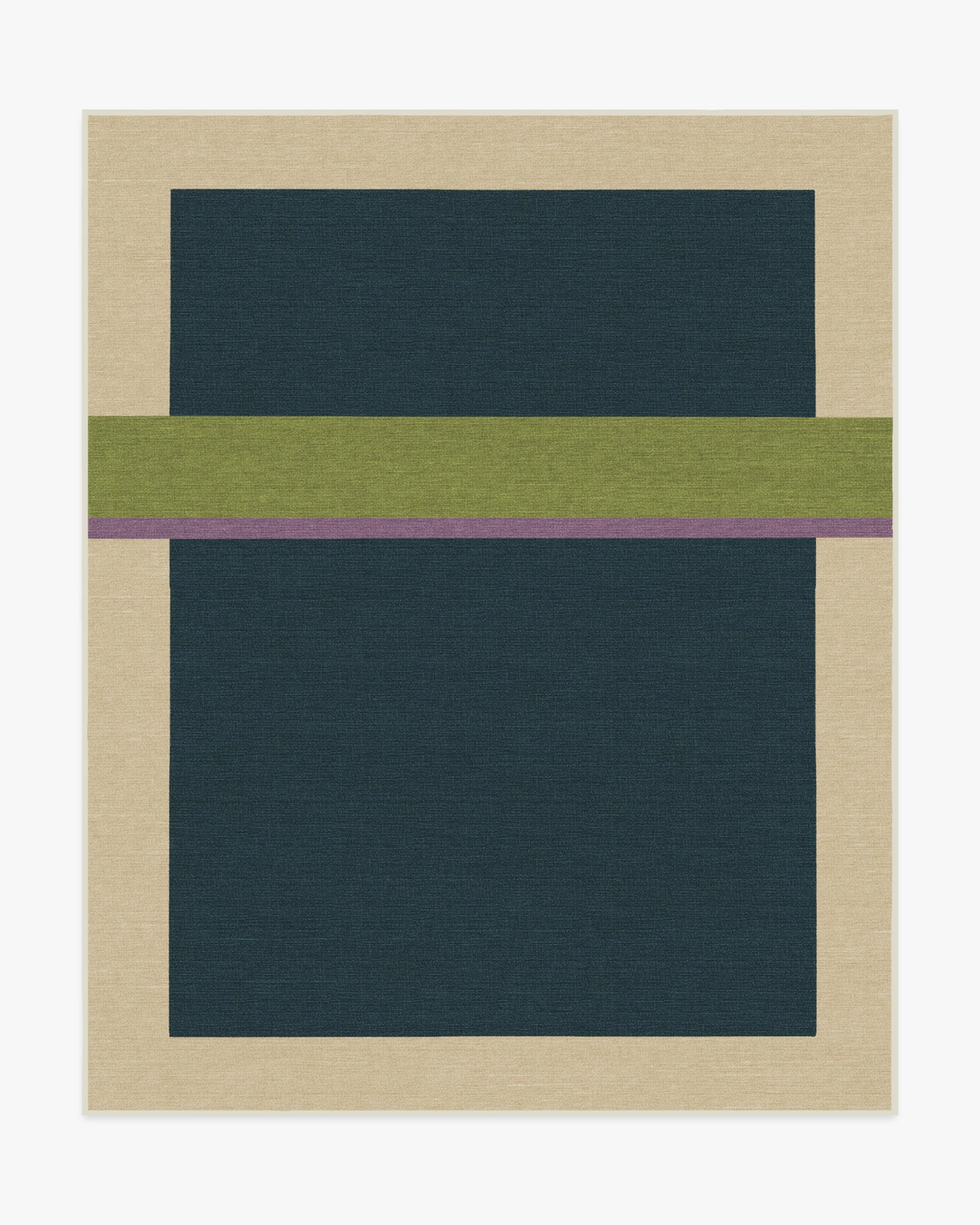 Breakout Teal & Chartreuse Rug by Architectural Digest