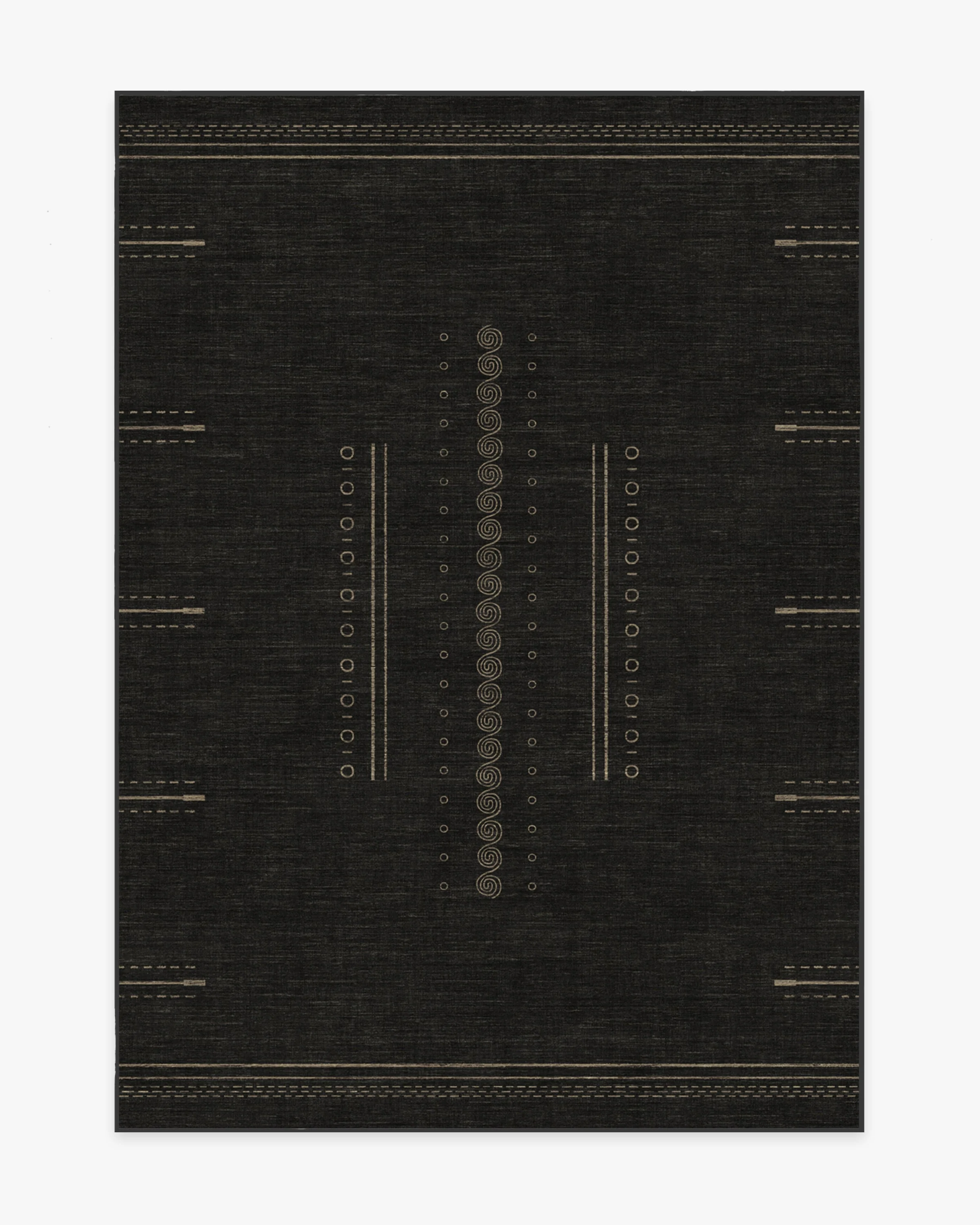 Milos Black Flatwoven Rug