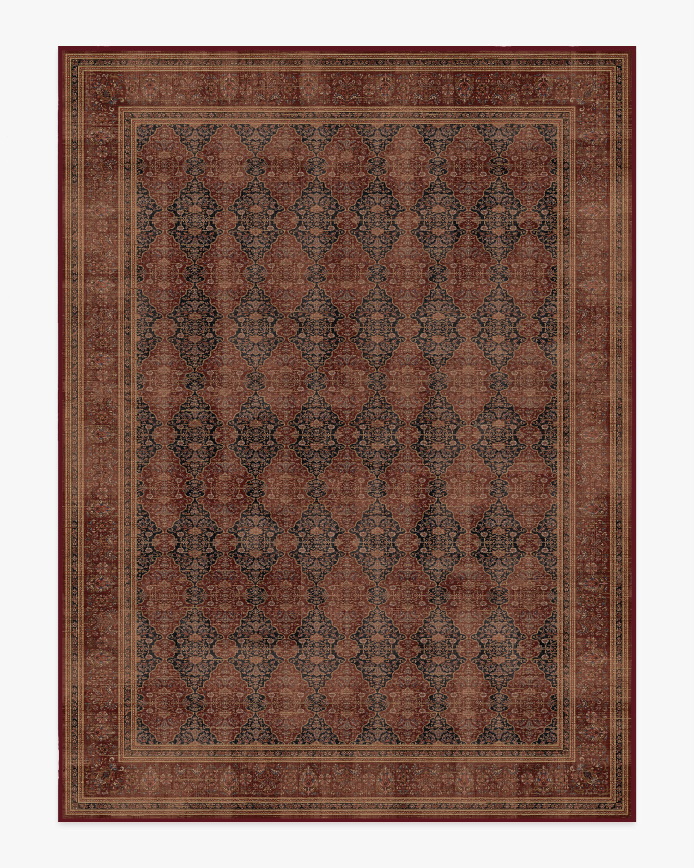 Vesper Amber Red Rug