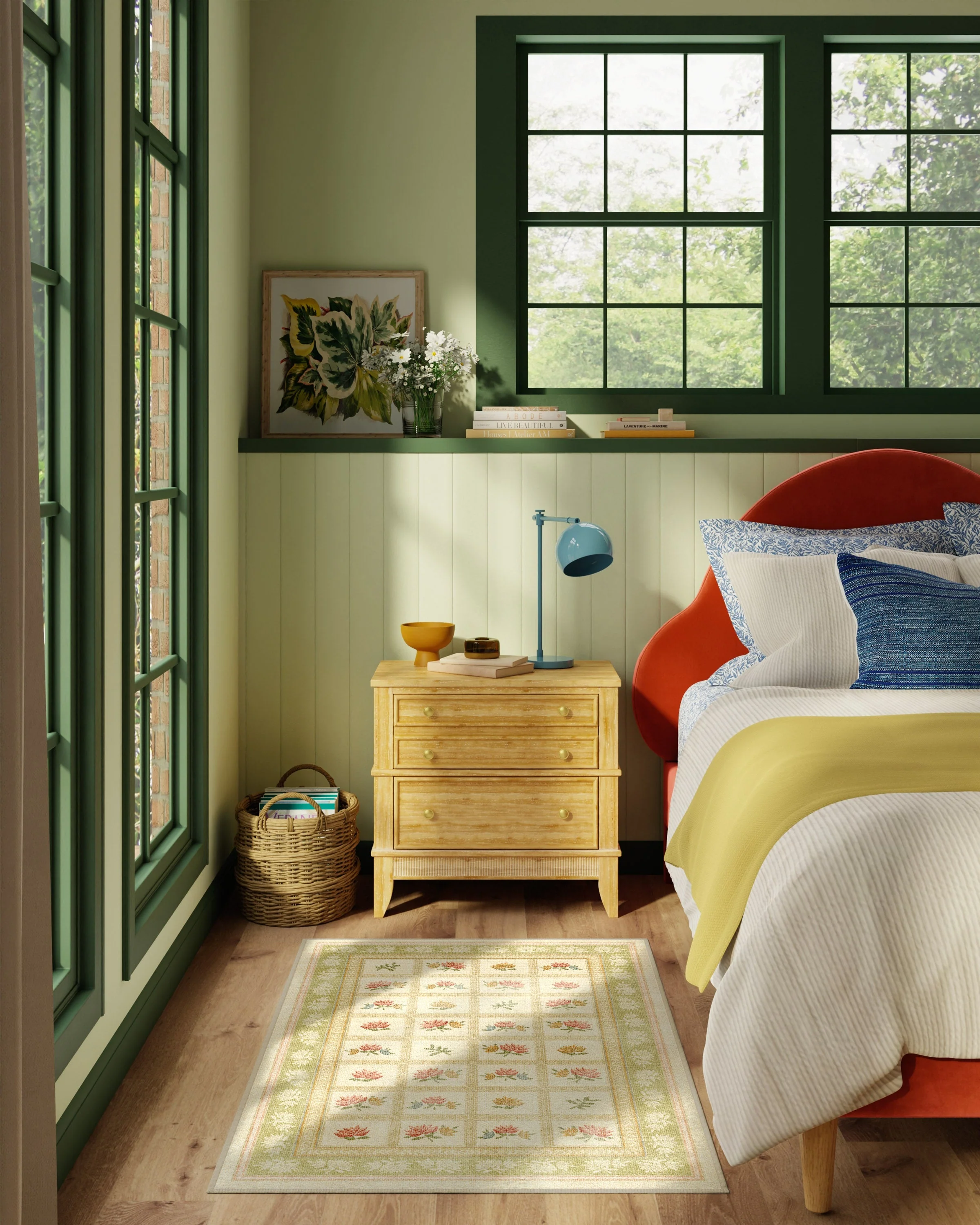 Marnie Cream Multicolor Flatwoven Rug