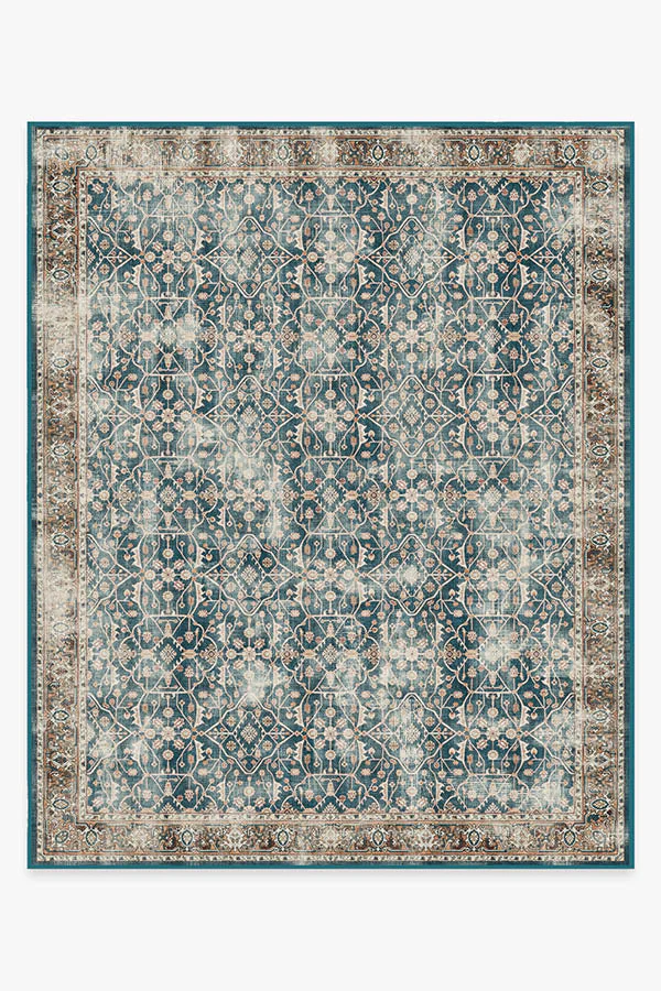 Celestine Teal Blue Rug