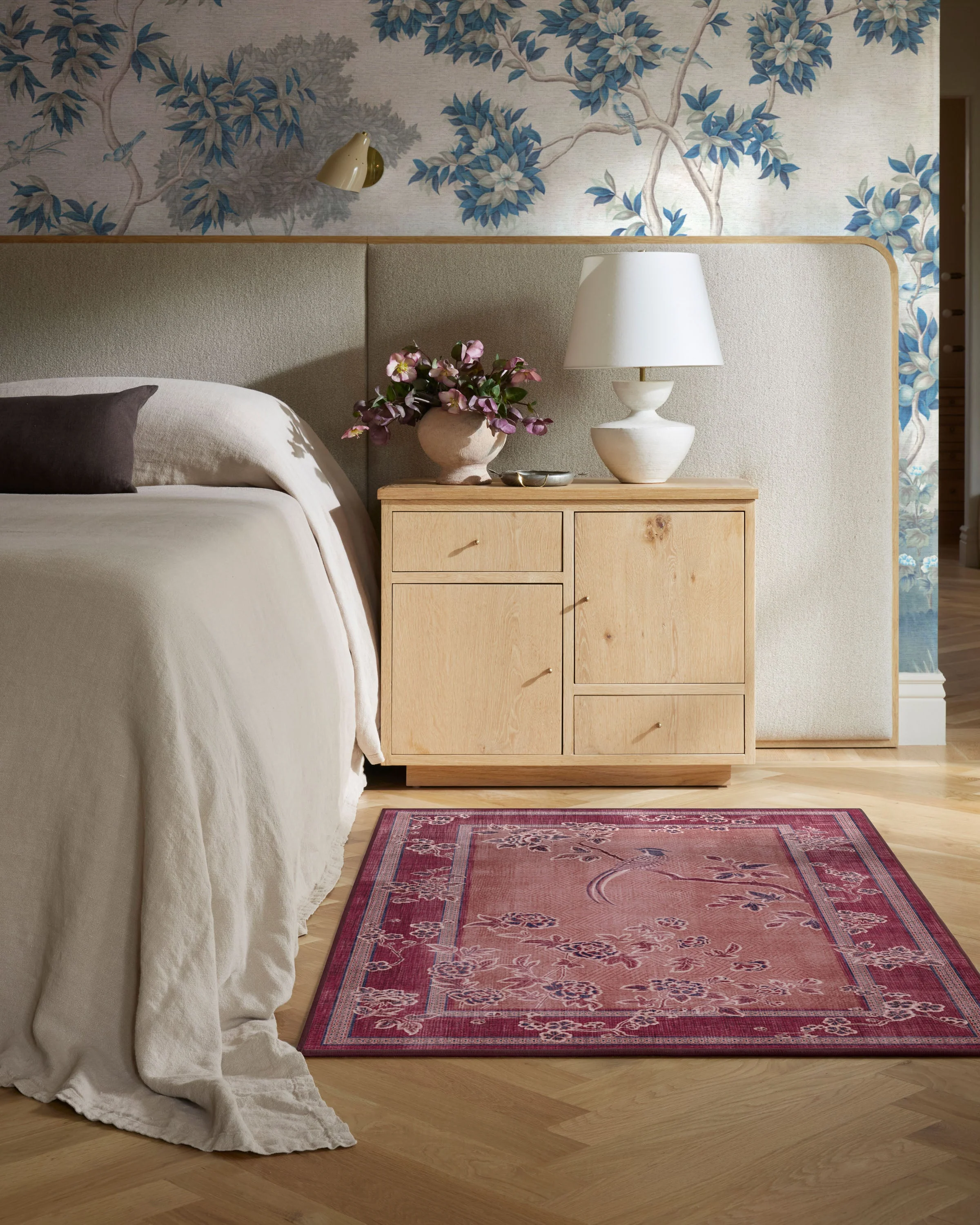 Draper Burgundy Rug by Gracie