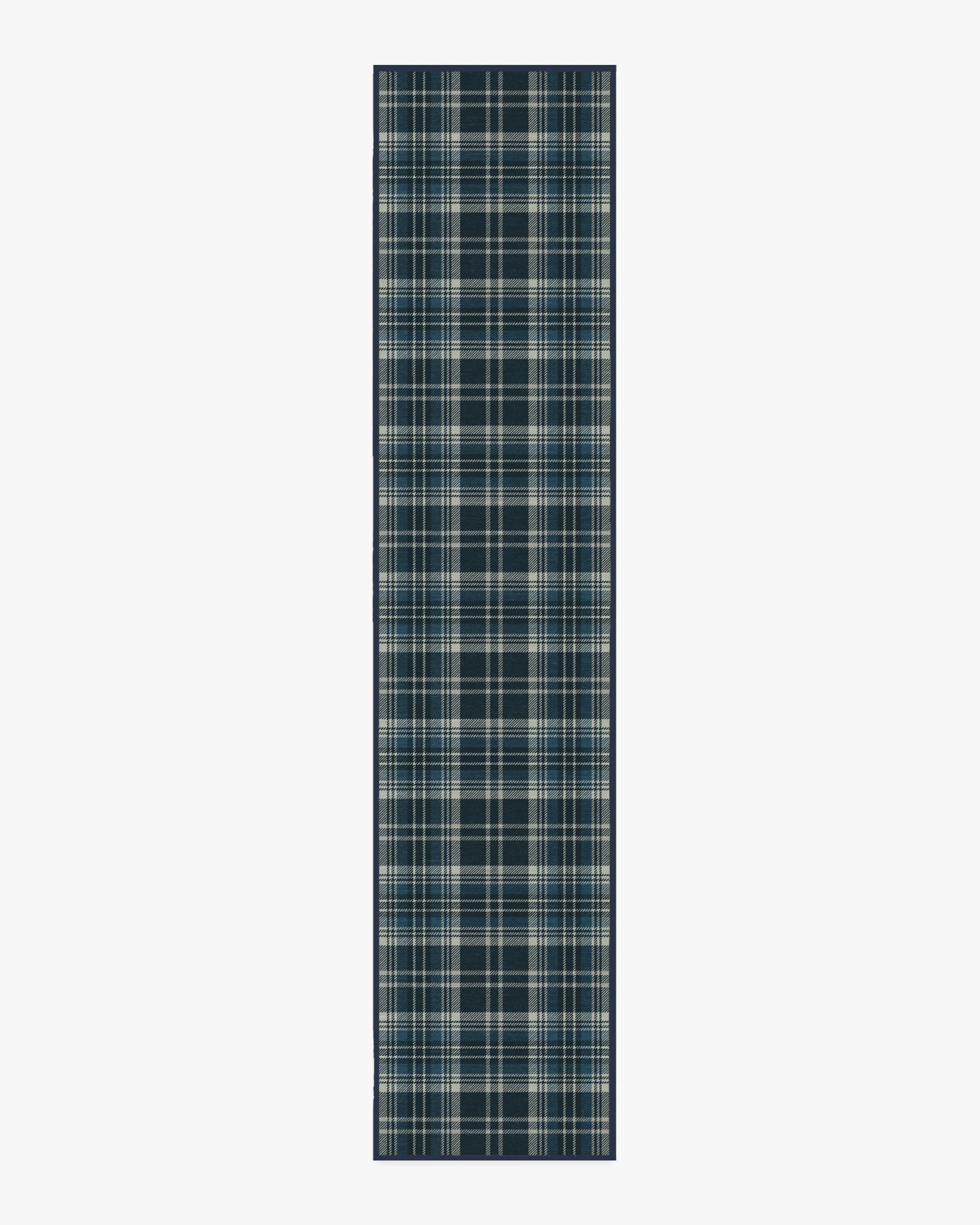 Dress Stewart Tartan Navy Flatwoven Rug