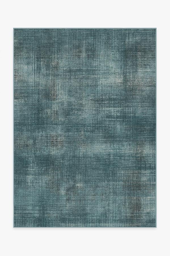 Sudaria Solid Teal Blue Rug
