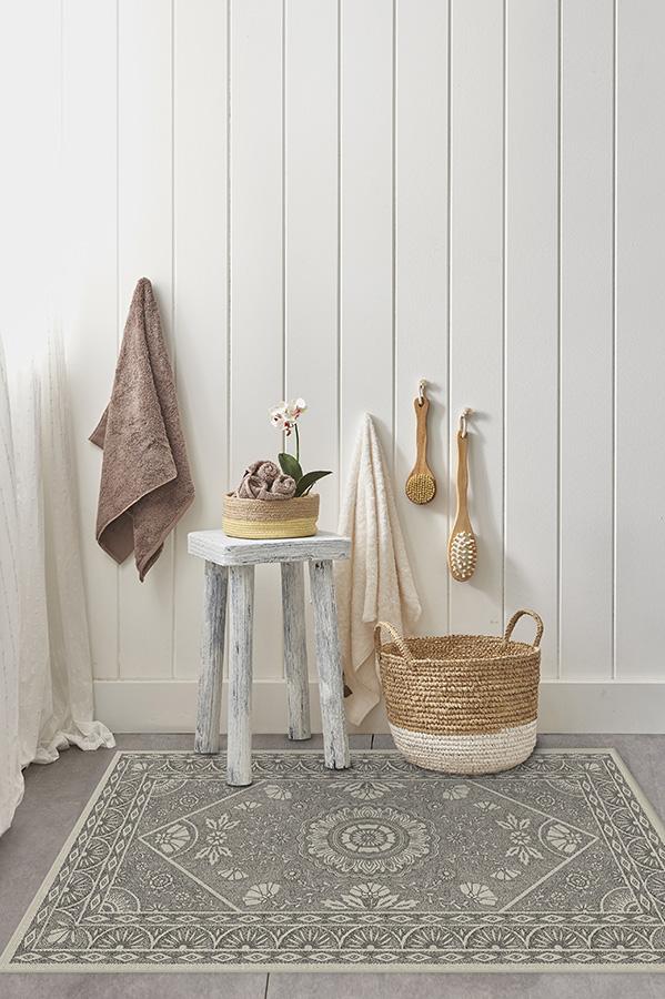 Almana Black & White Rug