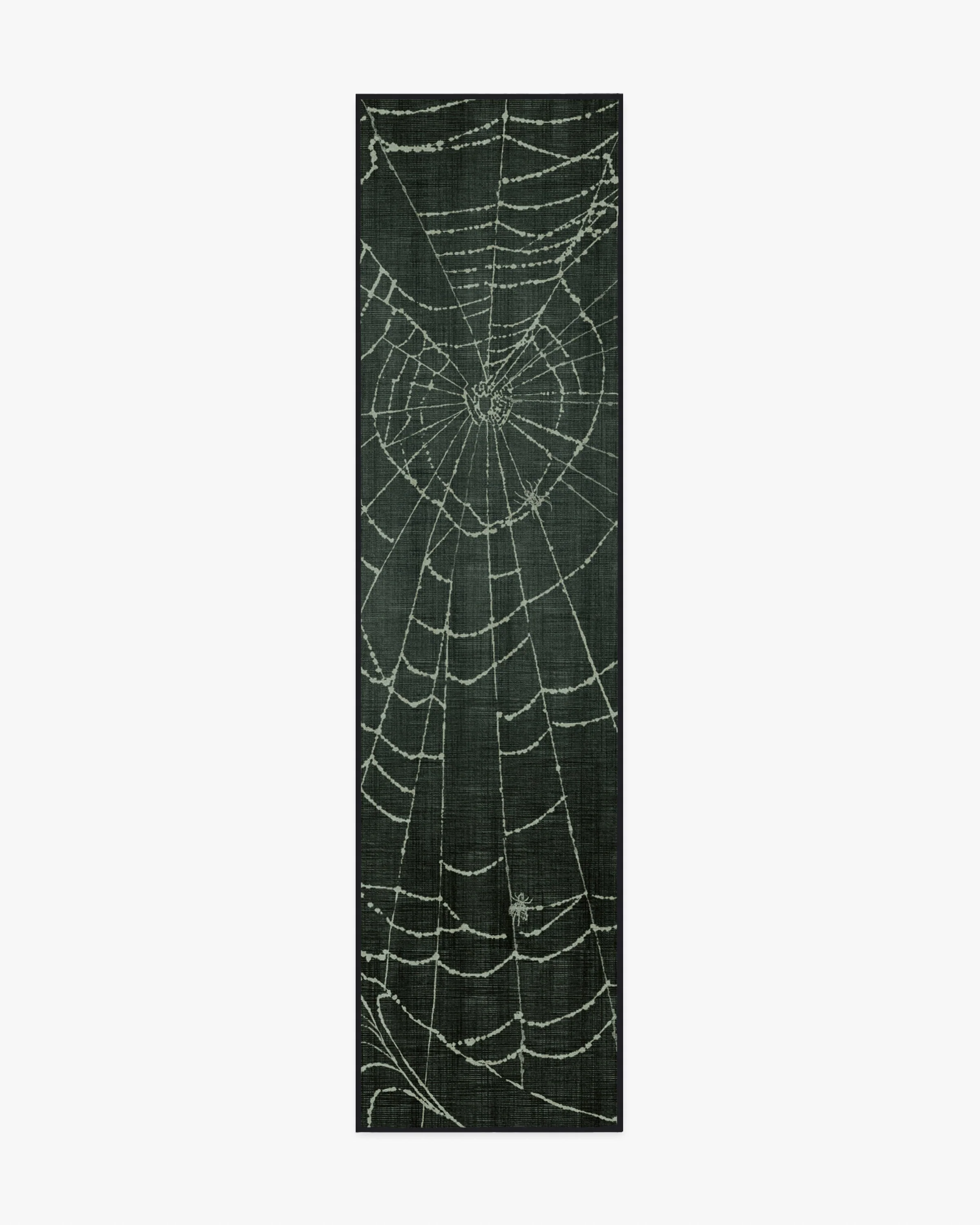 Web Soft Black Flatwoven Rug