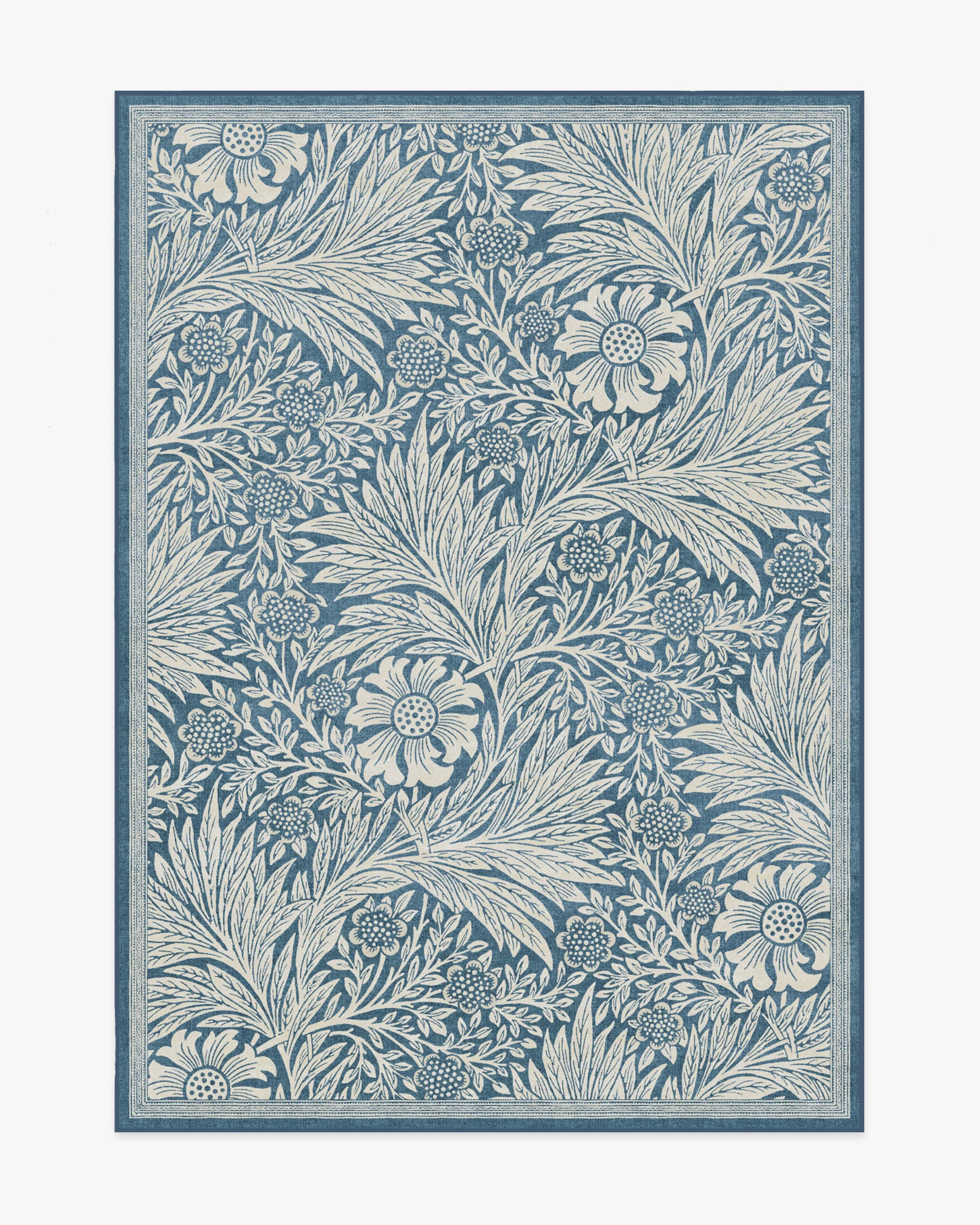 Marigold Blue Rug by Morris & Co.