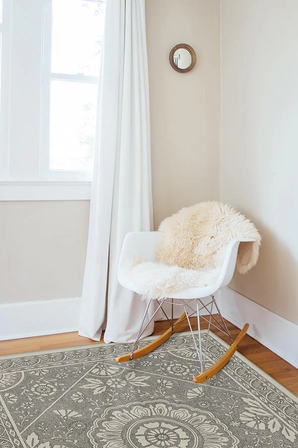 Almana Black & White Flatwoven Rug