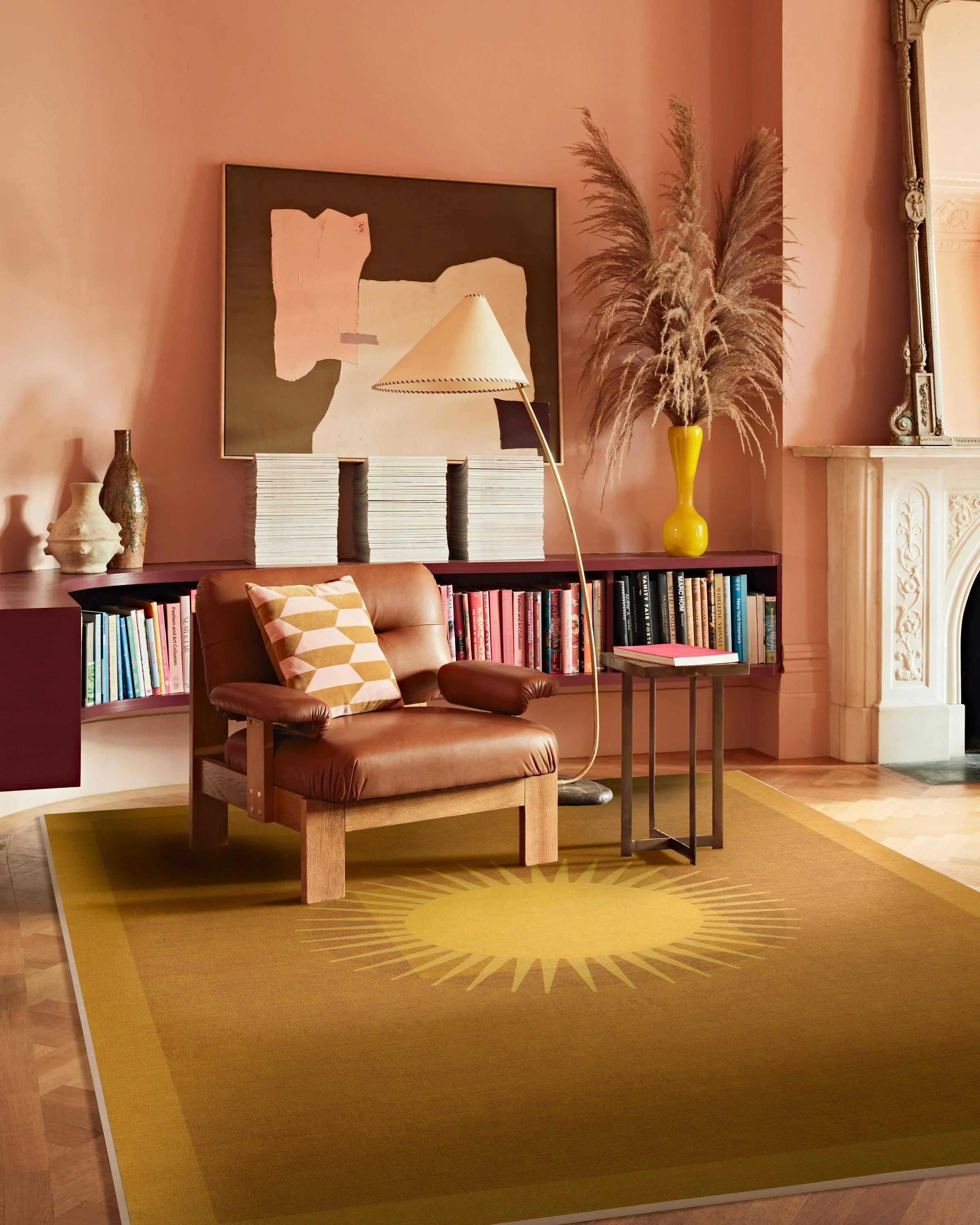 Helios Gold Rug by Matthew Williamson