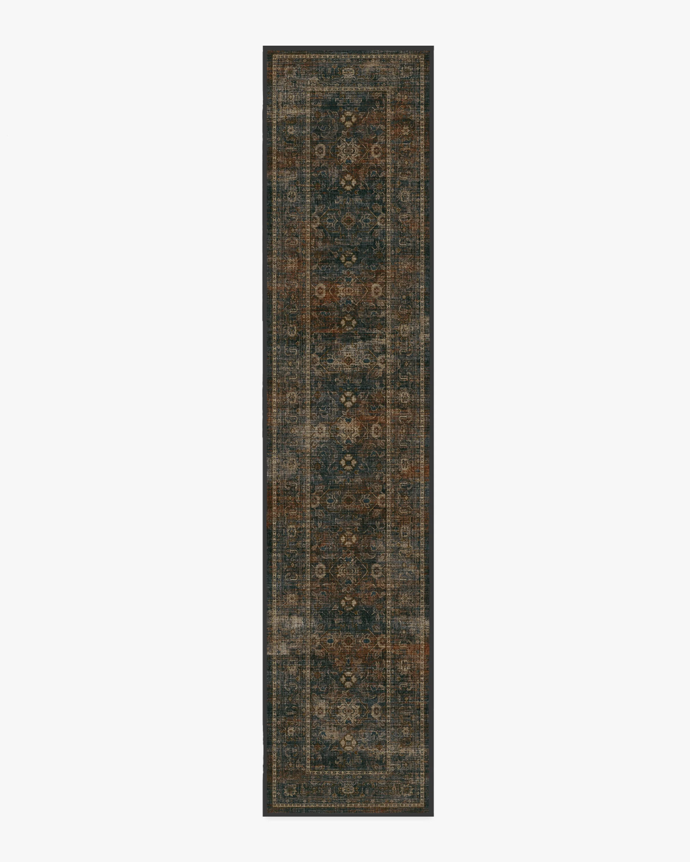 Ophelia Navy & Redwood Rug