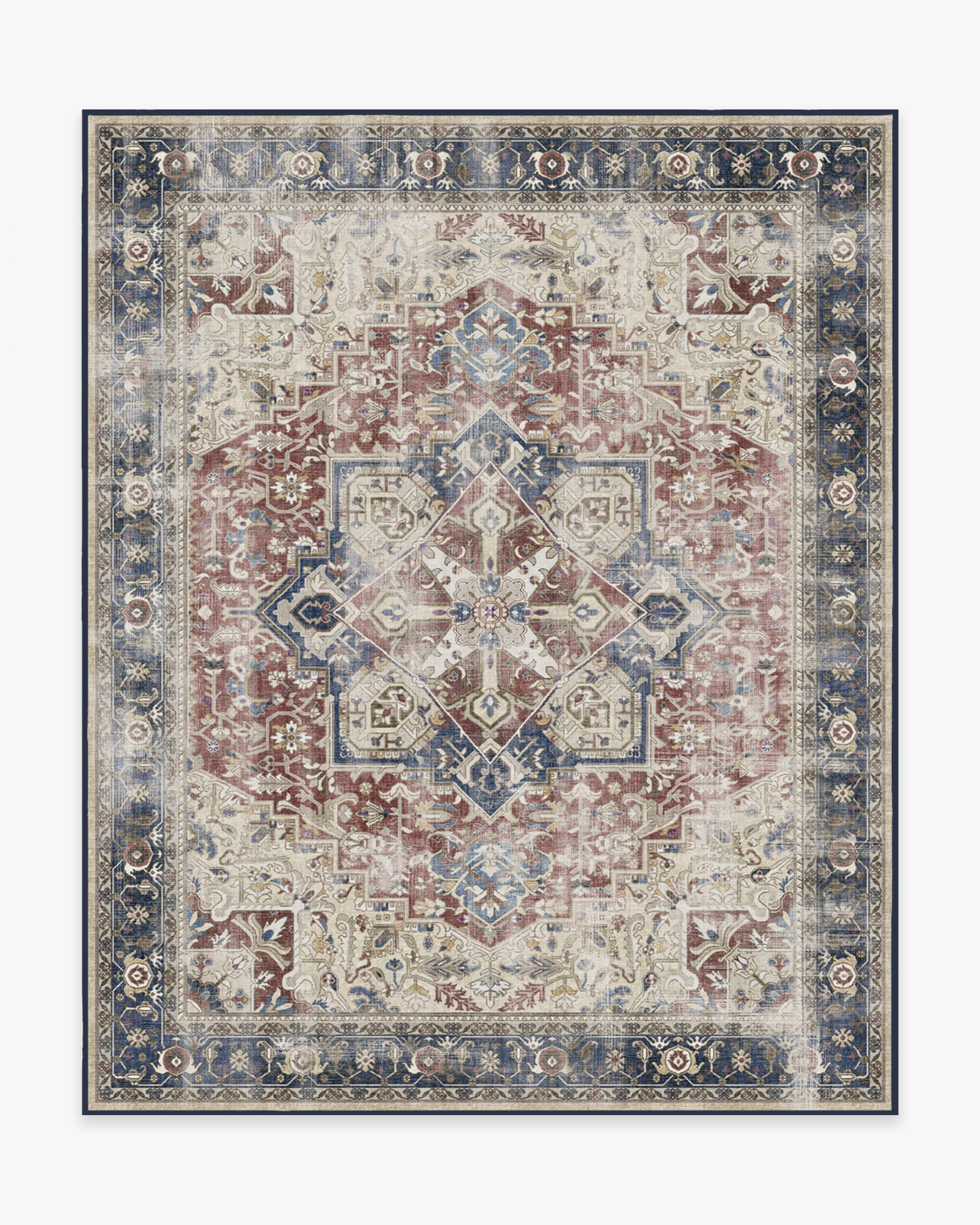 Kamran Royal Blue Rug