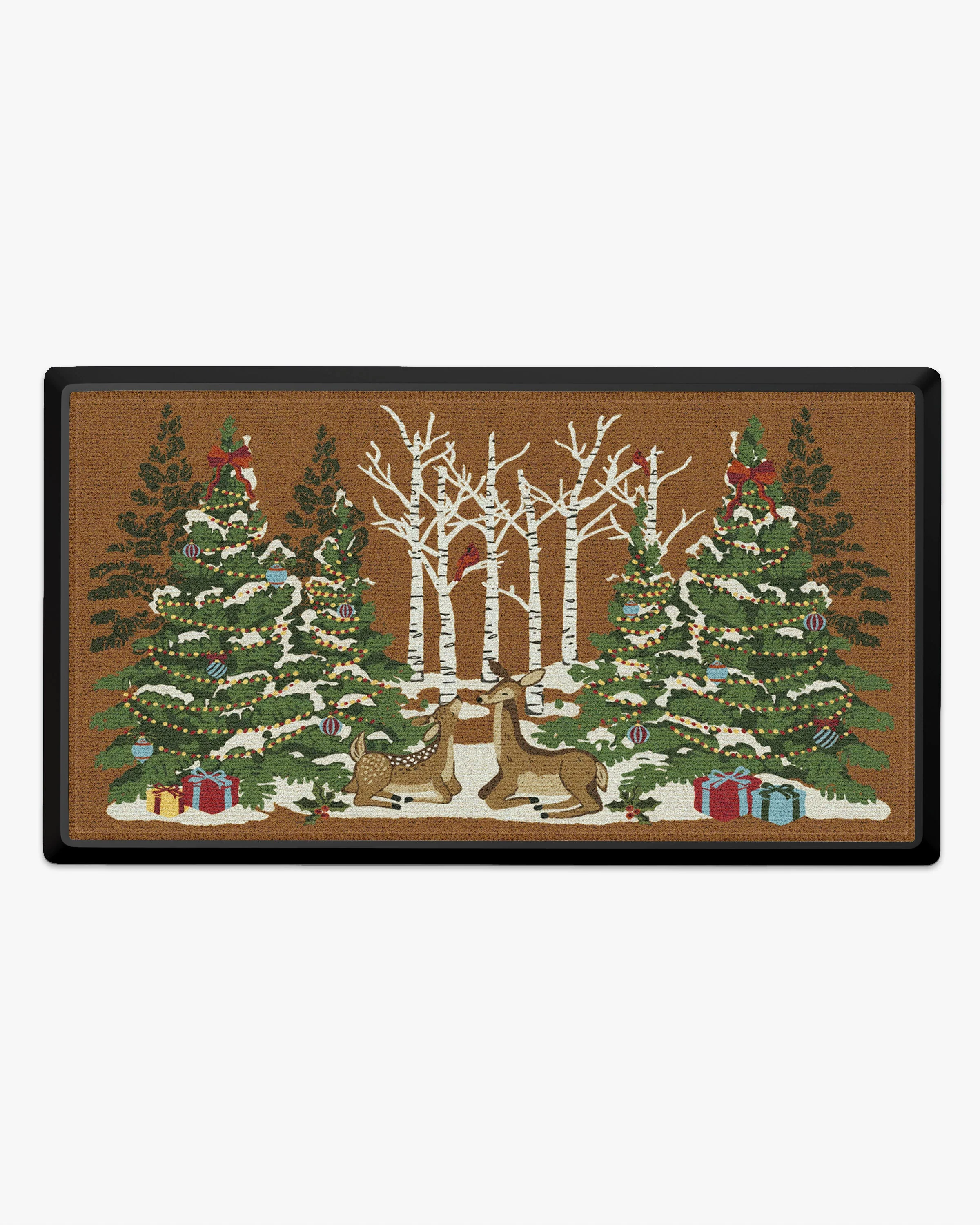 Woodland Holiday Large Doormat
