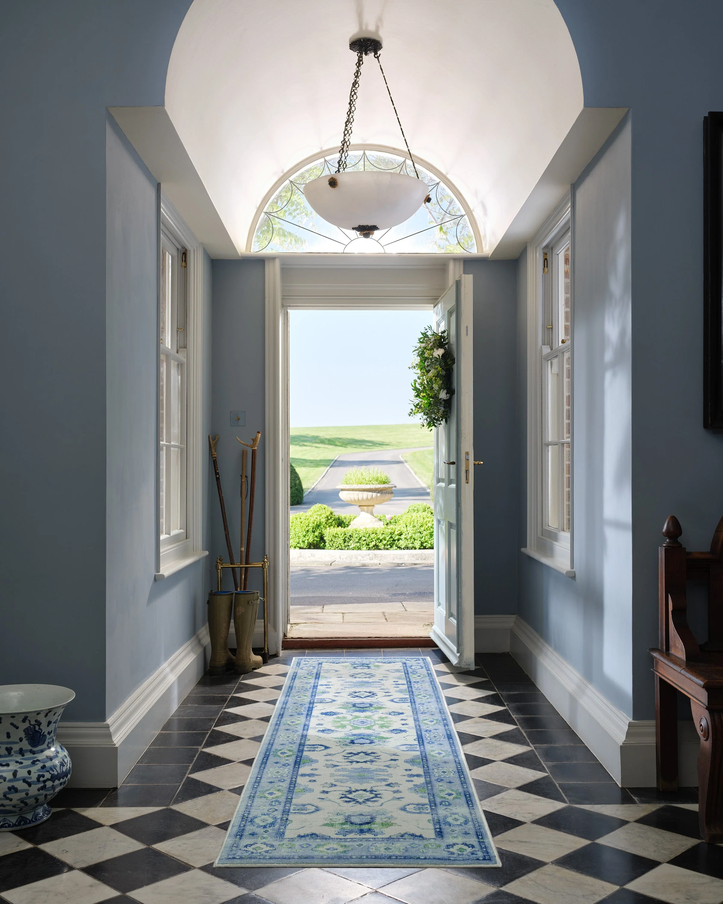 Serena Blue Rug by Mrs. Alice