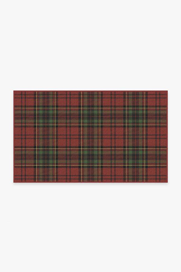 Dress Stewart Tartan Red Flatwoven Rug