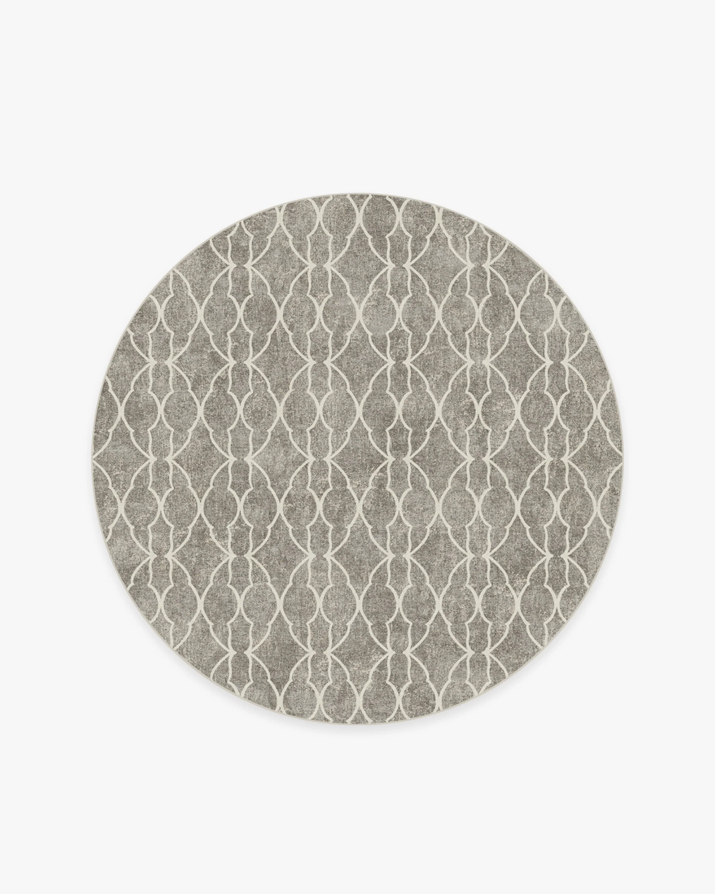 Grogu™ Trellis Ash Grey Flatwoven Rug