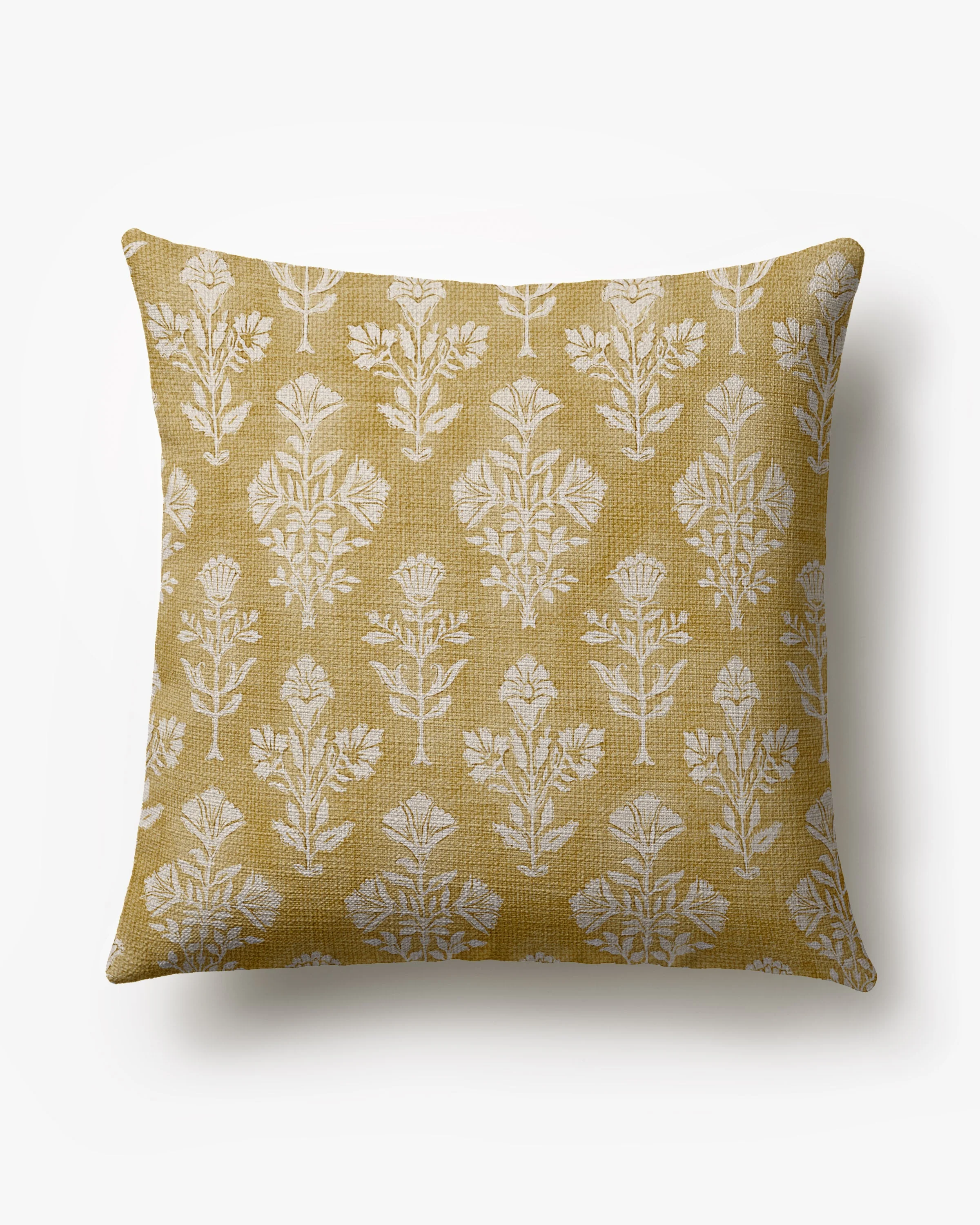 Lauretta Light Ochre Woven Throw Pillow