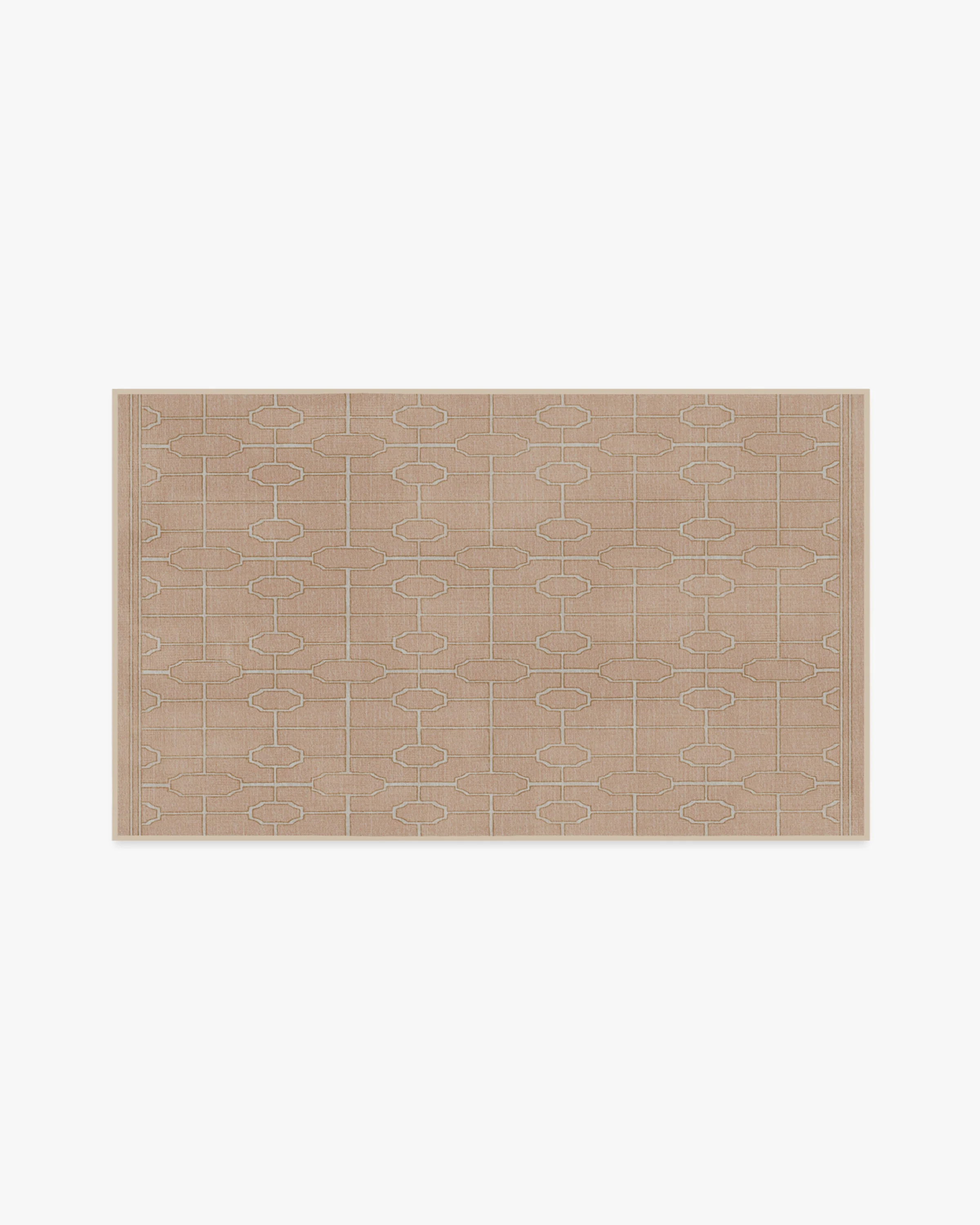Diana Trellis Rose Gold Rug by The Hiltons