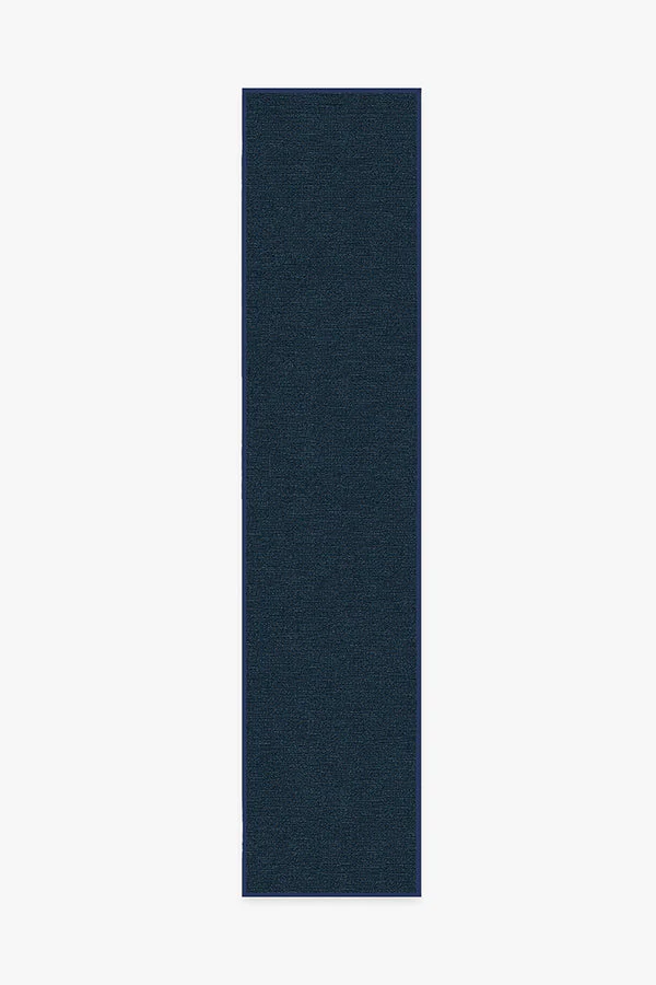 Heathered Solid Navy Rug