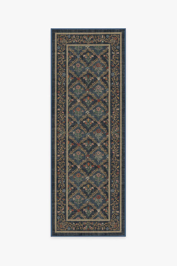 Bellflowers Blue Rug by Morris & Co.