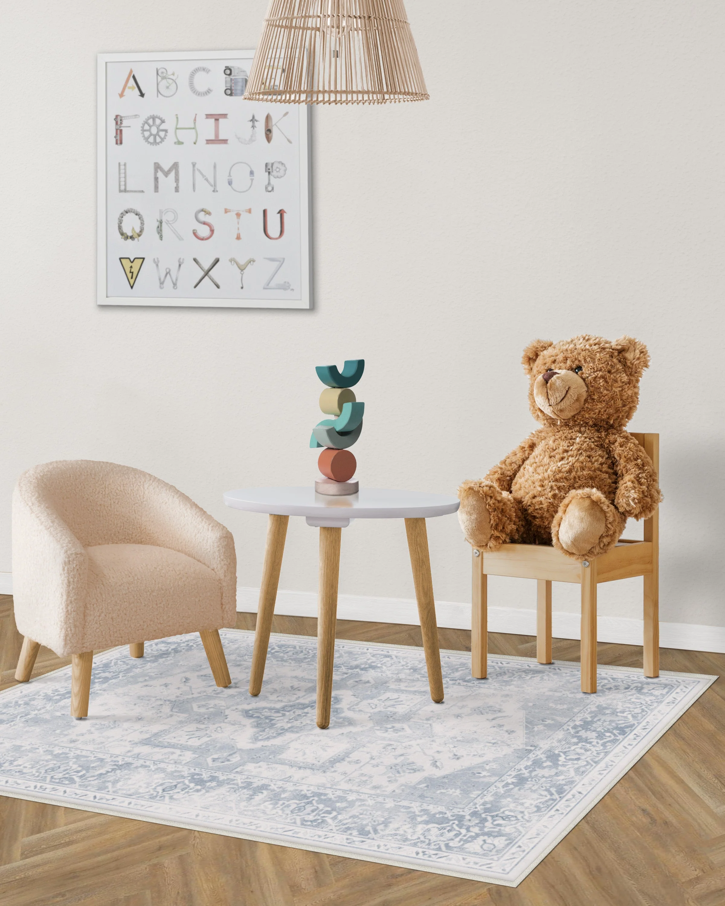 Kira Soft Blue Rug