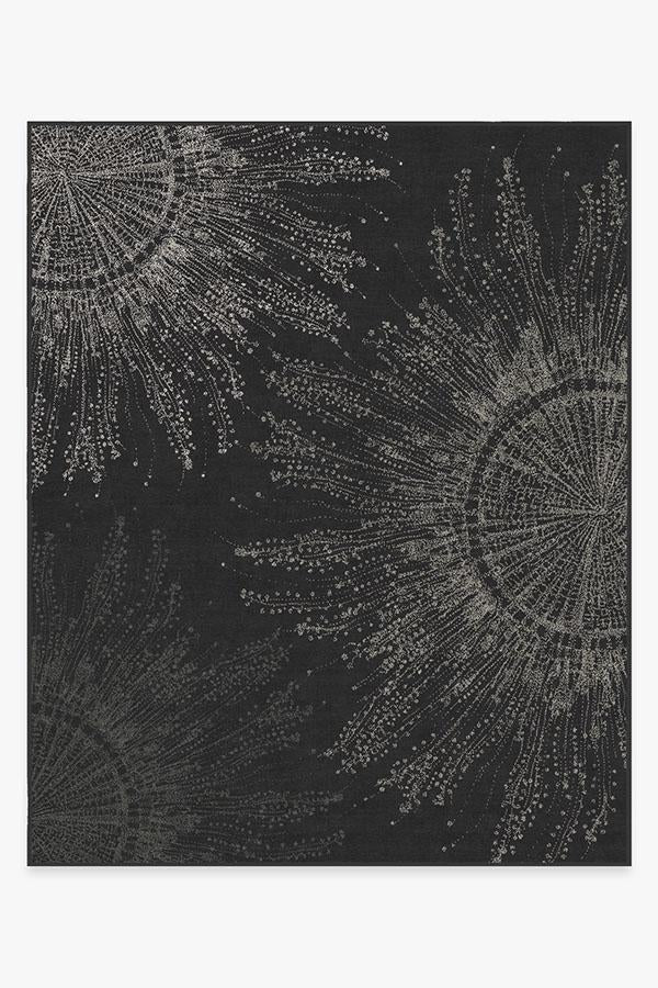 Jellyfish Bloom Charcoal Flatwoven Rug