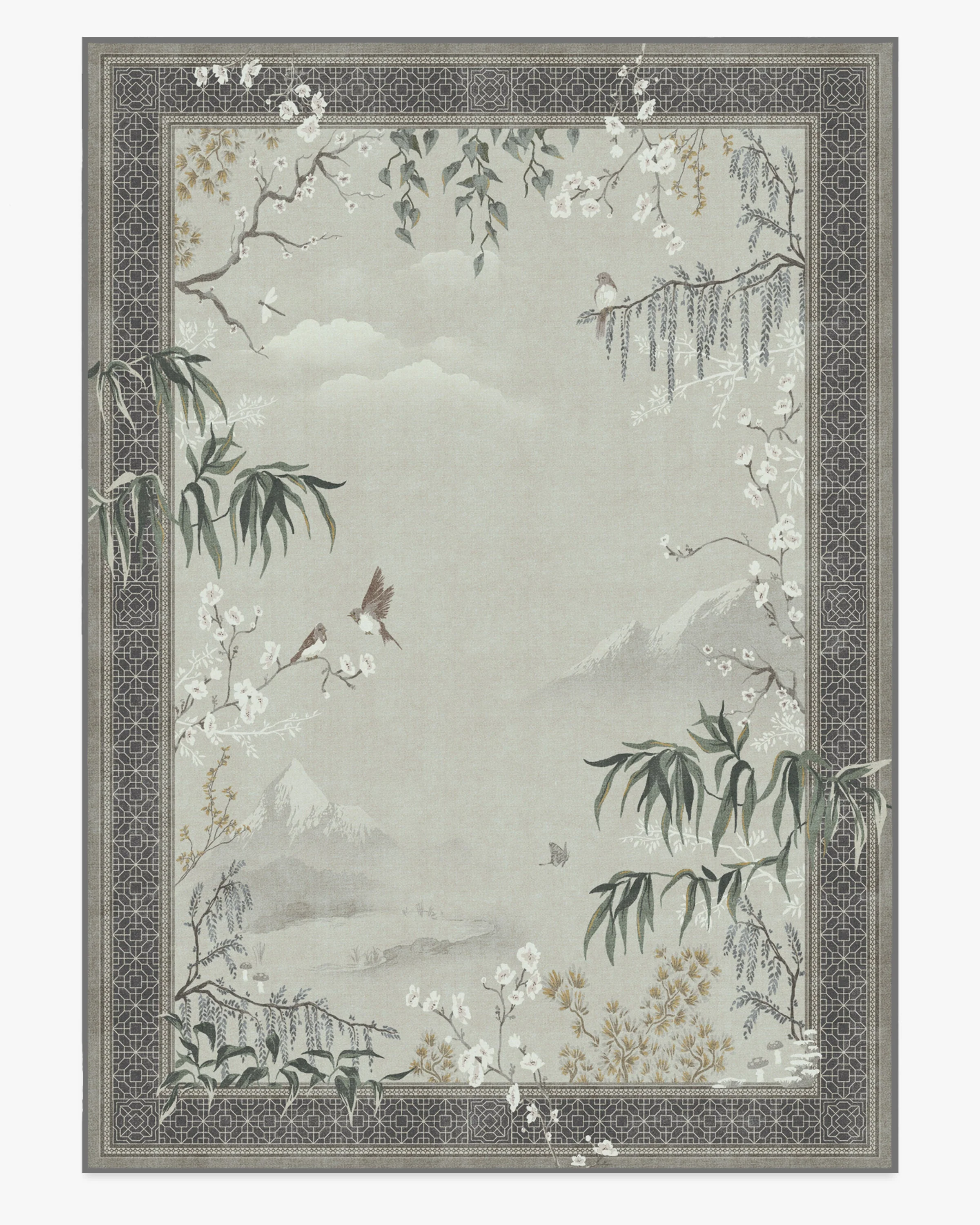 Wren Charcoal & Opal Flatwoven Rug