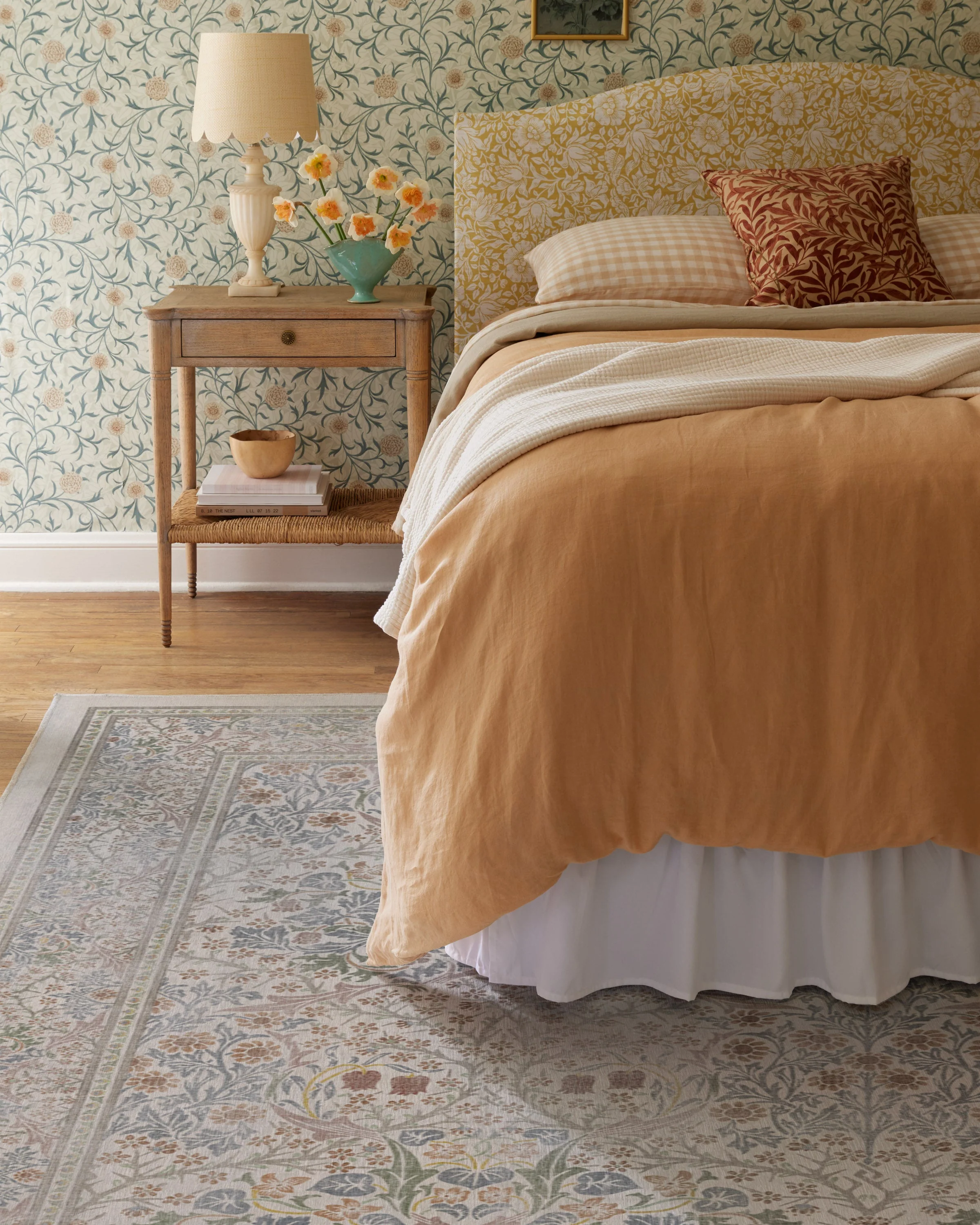 Blackthorn Ivory Rug by Morris & Co.