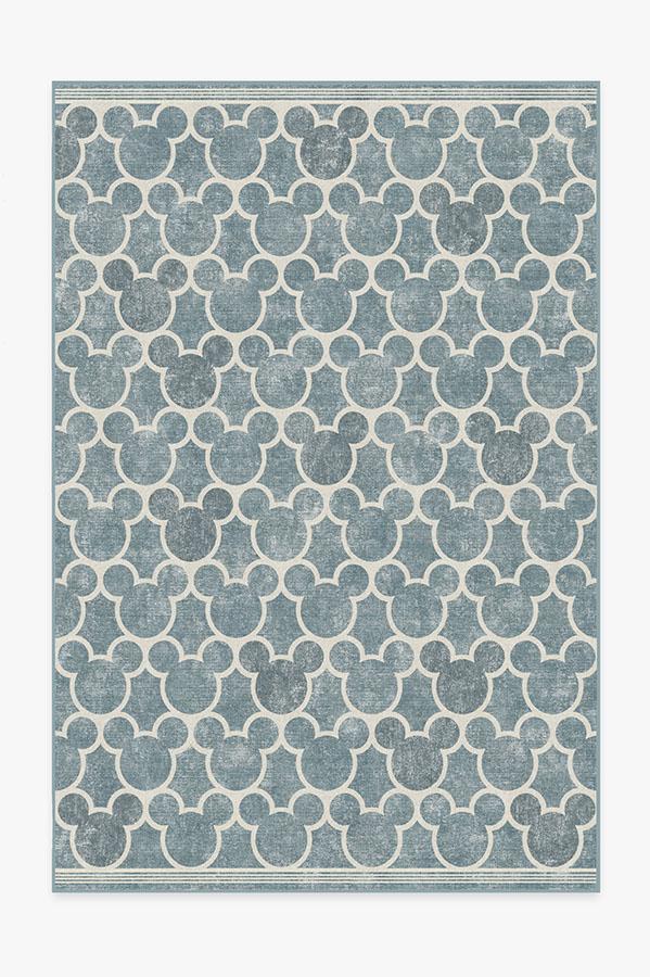 Mickey Trellis Slate Flatwoven Rug