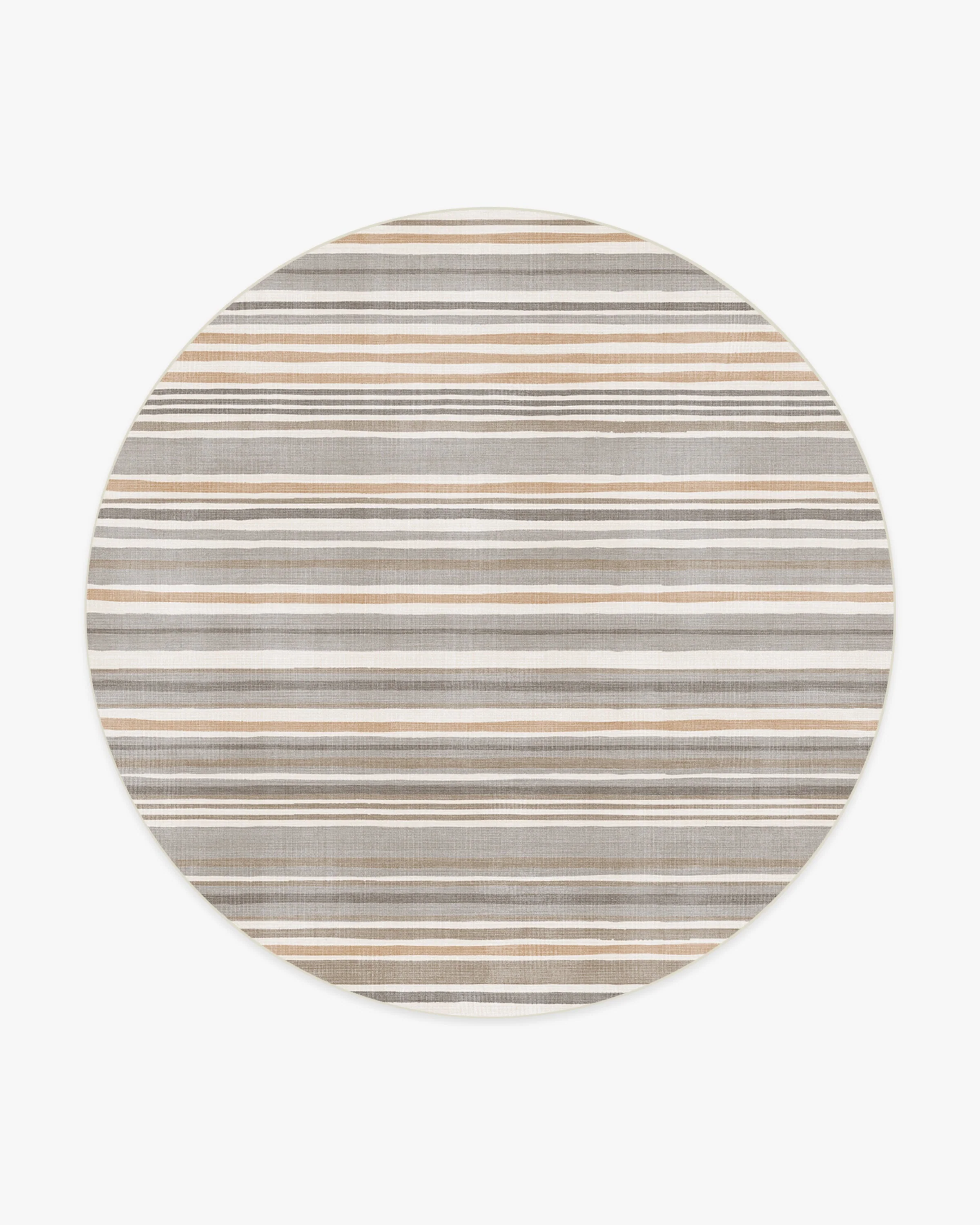 Elio Stripe Grey & Ivory Flatwoven Rug