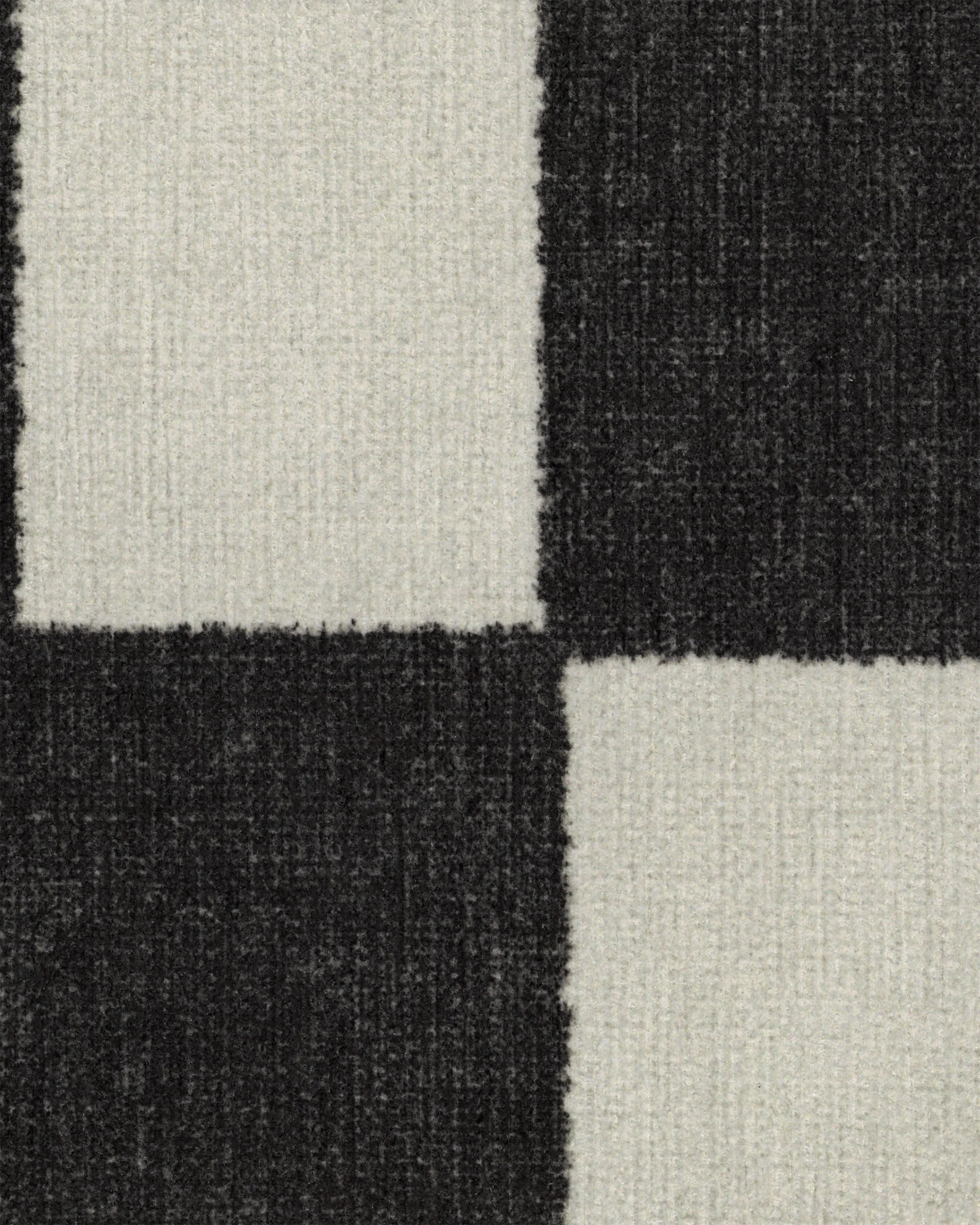 Jaque Checkered Black Rug