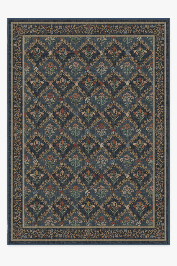 Bellflowers Blue Rug by Morris & Co.