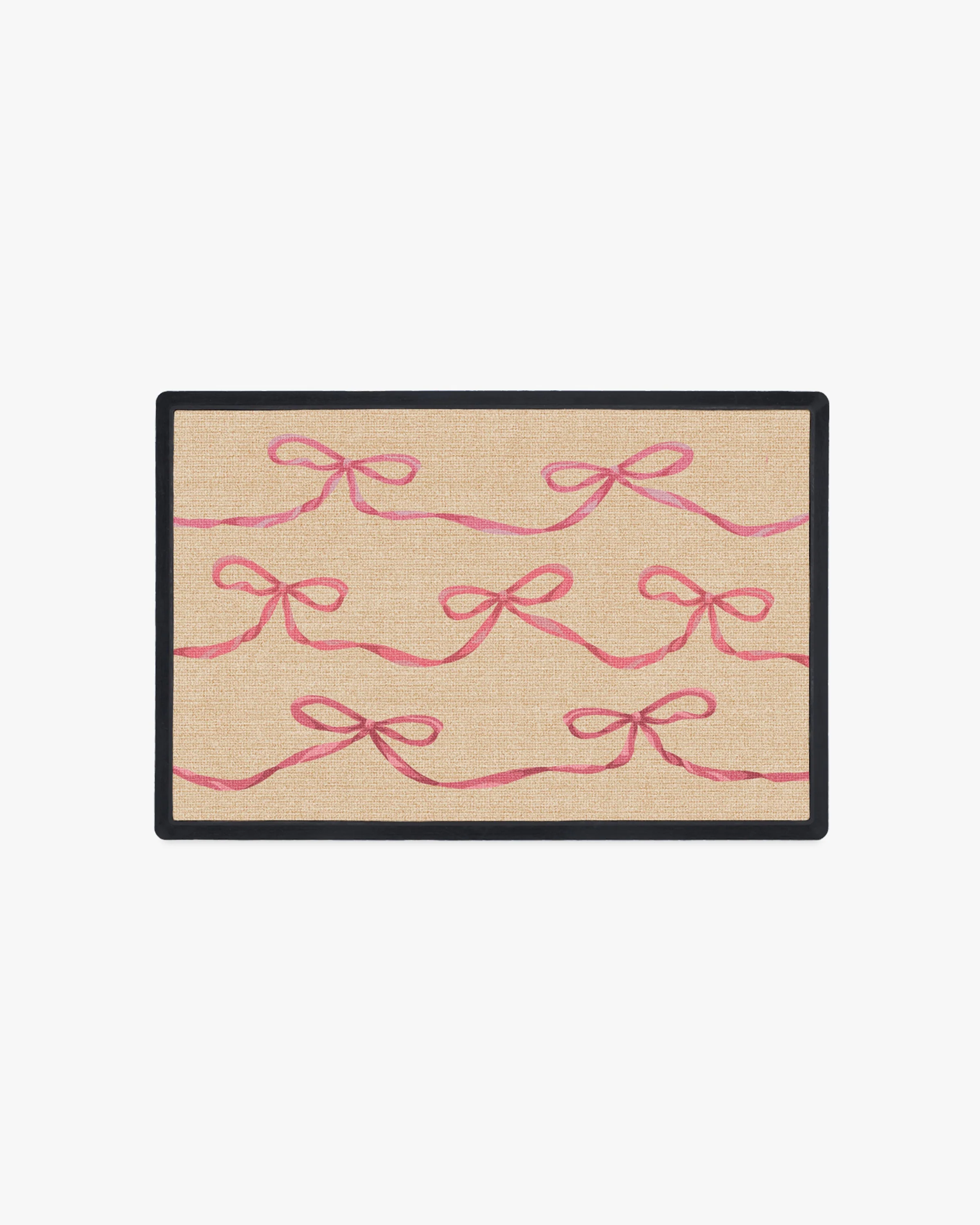 Rosette Bows Pink Doormat