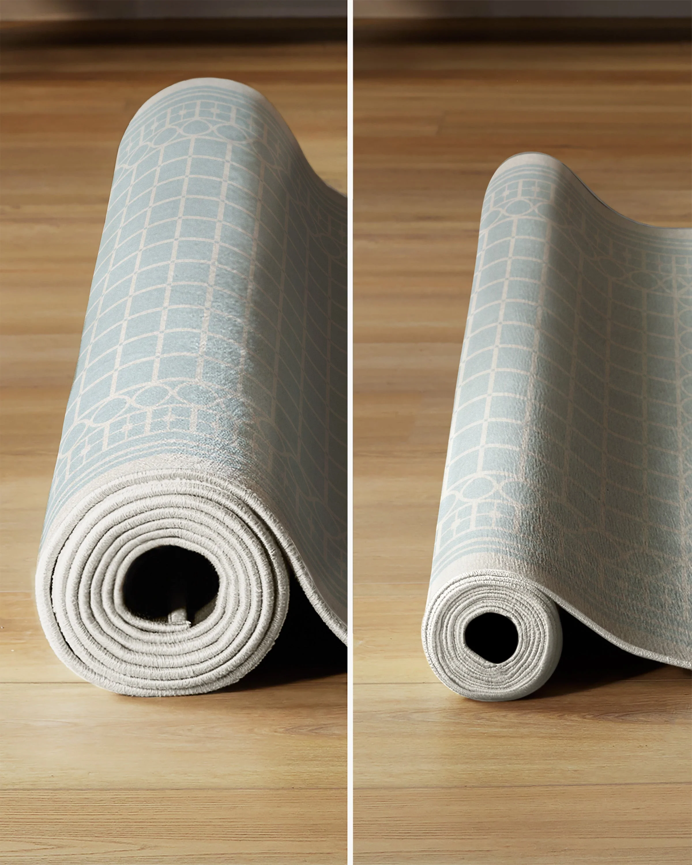 Palm Beach Powder Blue Rug by Gray Malin