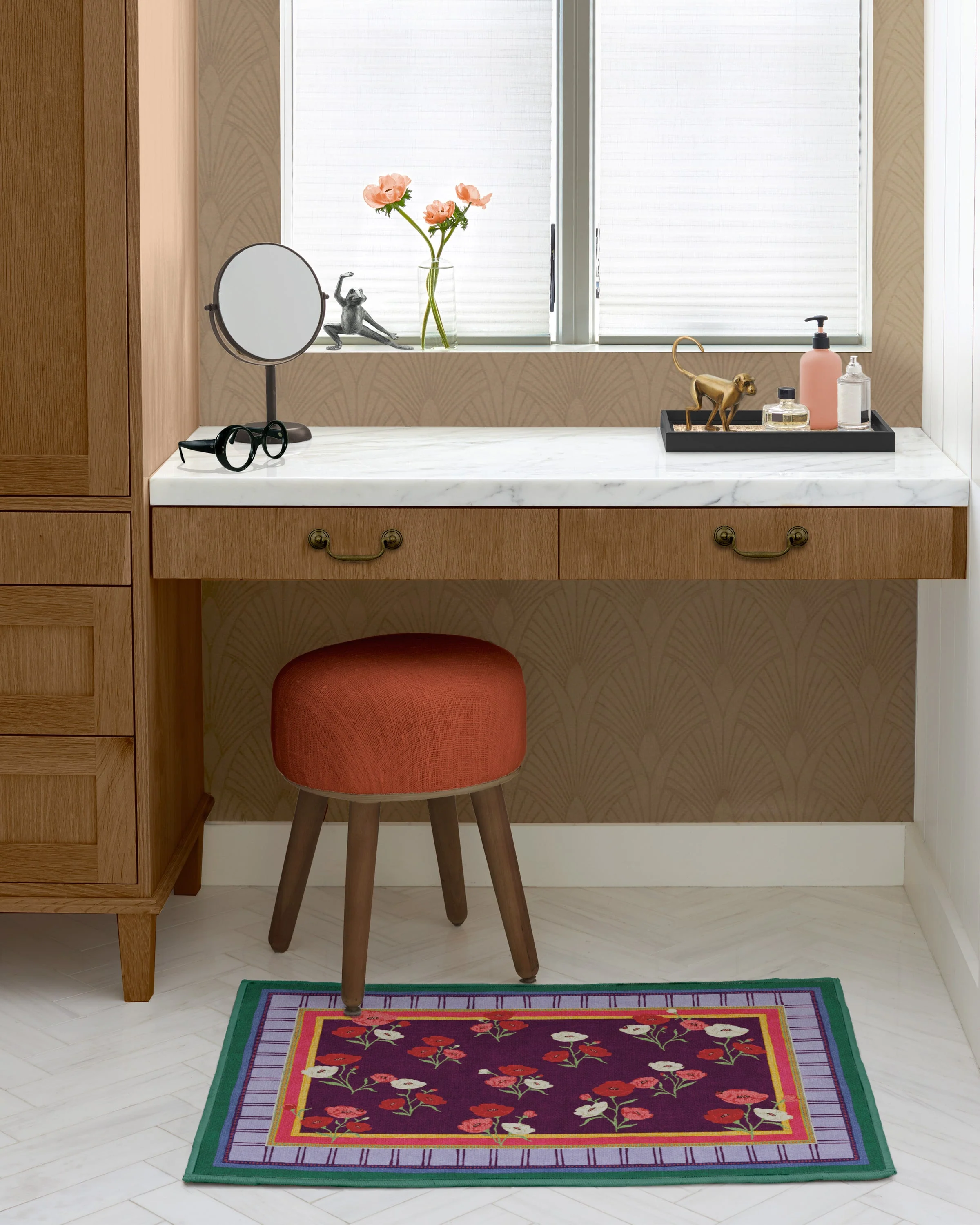 Ambroeus Royal Plum Rug by Iris Apfel
