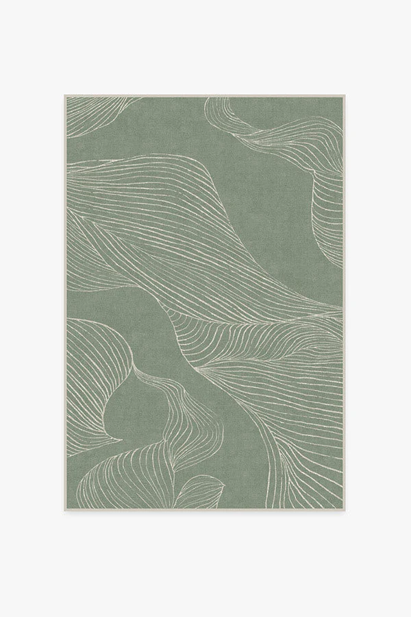 Sana Sage Green Flatwoven Rug